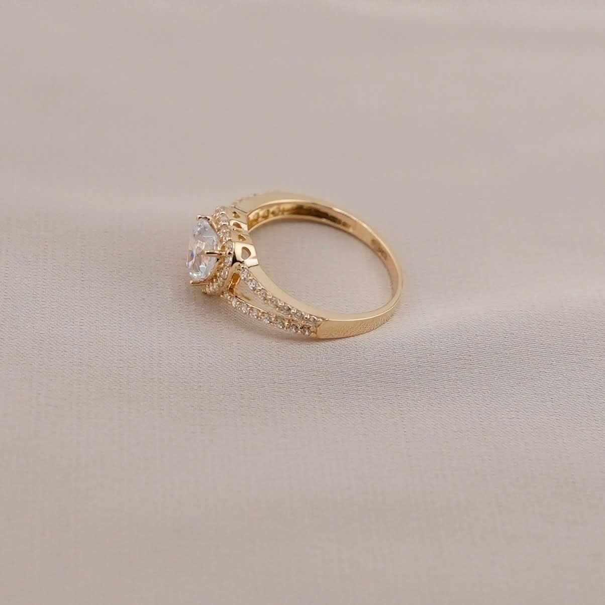 14k Gold Heart Ring