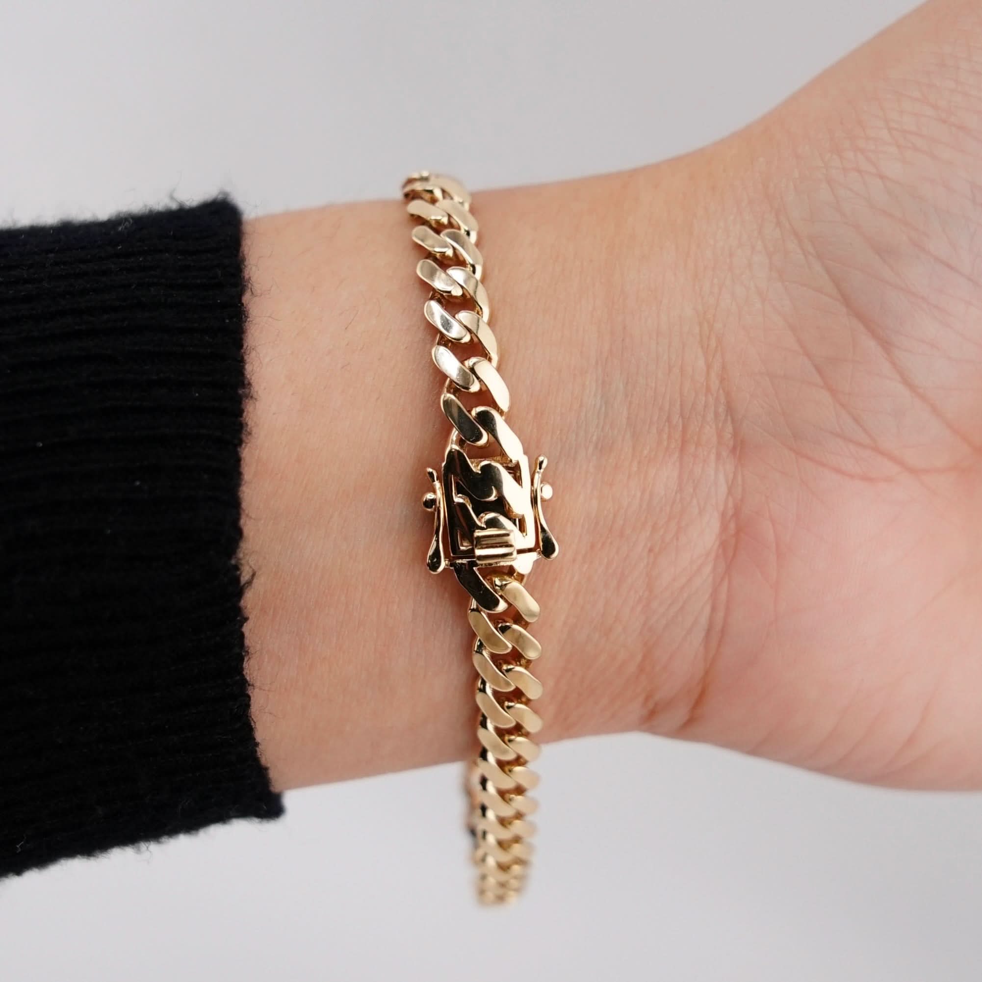 14k Gold Small San Judas Bracelet