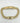 14k Gold Hollow Monaco ID Bracelet AB793