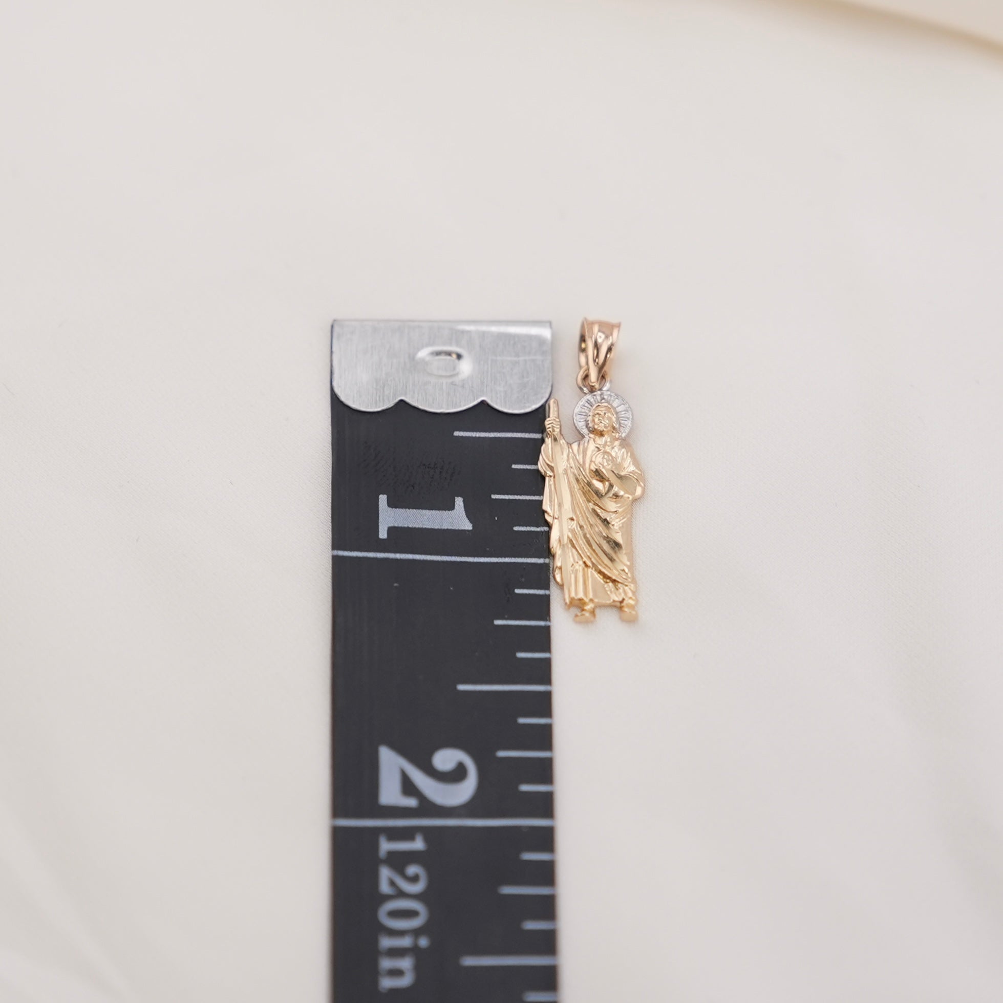 14k Gold Mini San Judas Chain Set