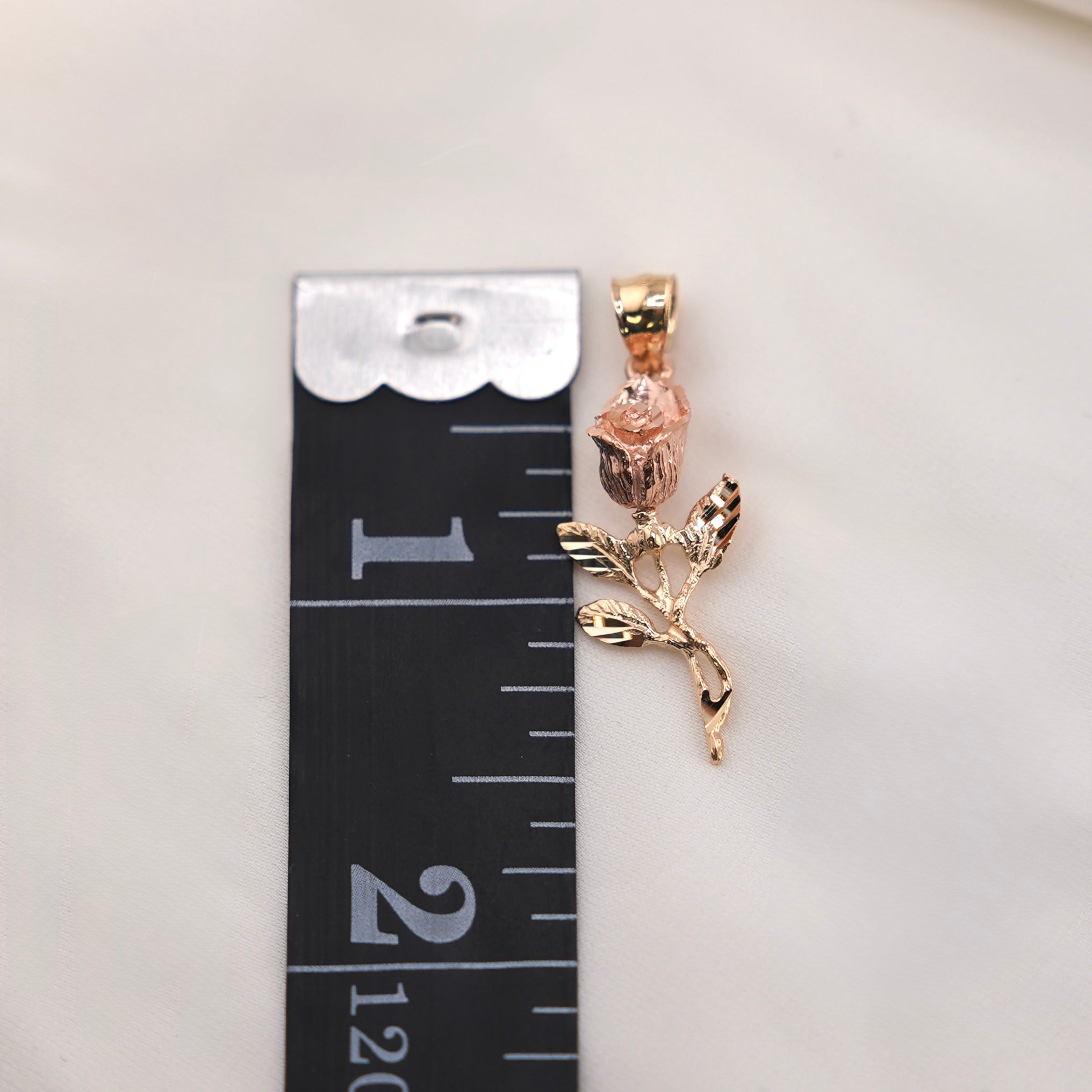 14k Gold Rose Chain Set