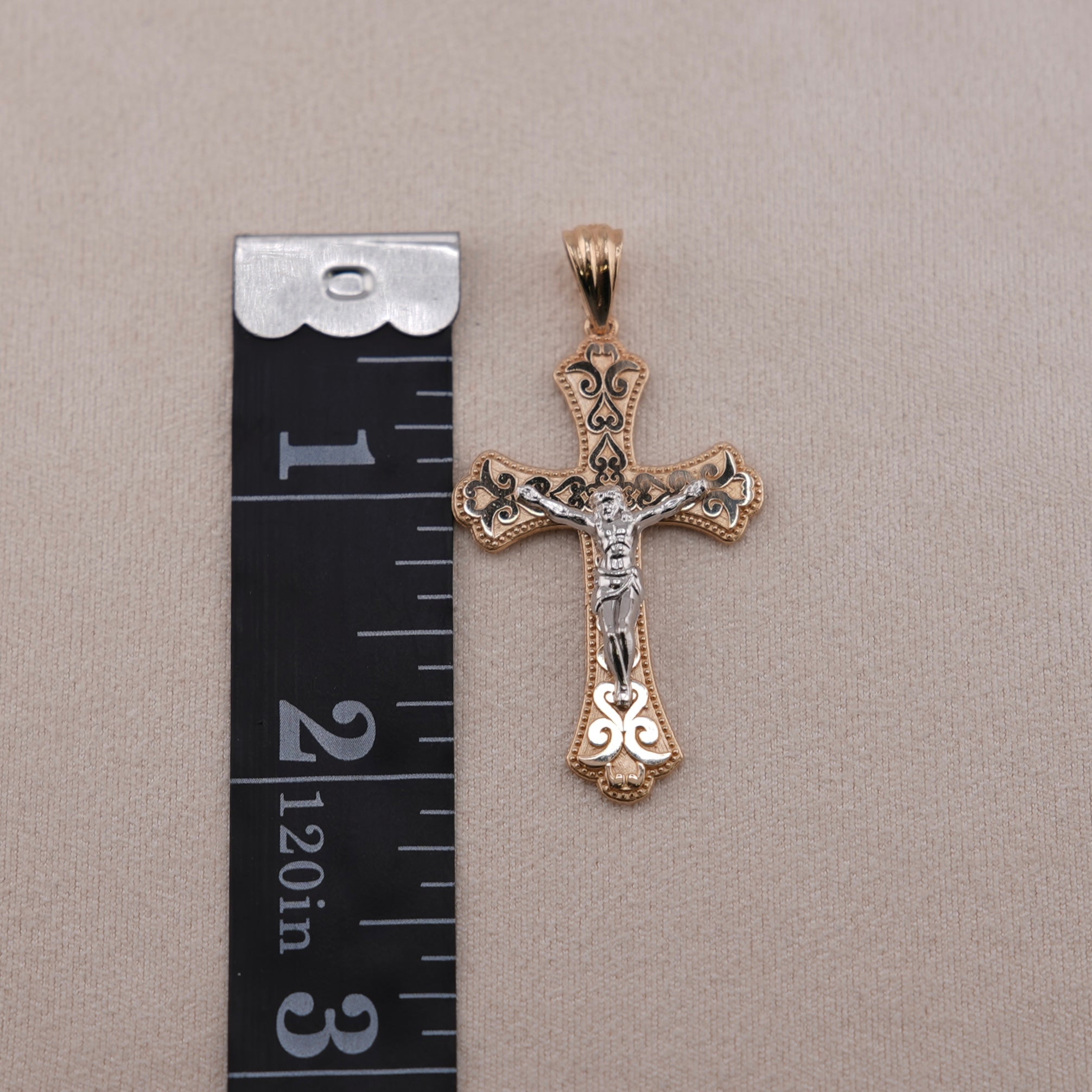 14k Gold Cross Pendant