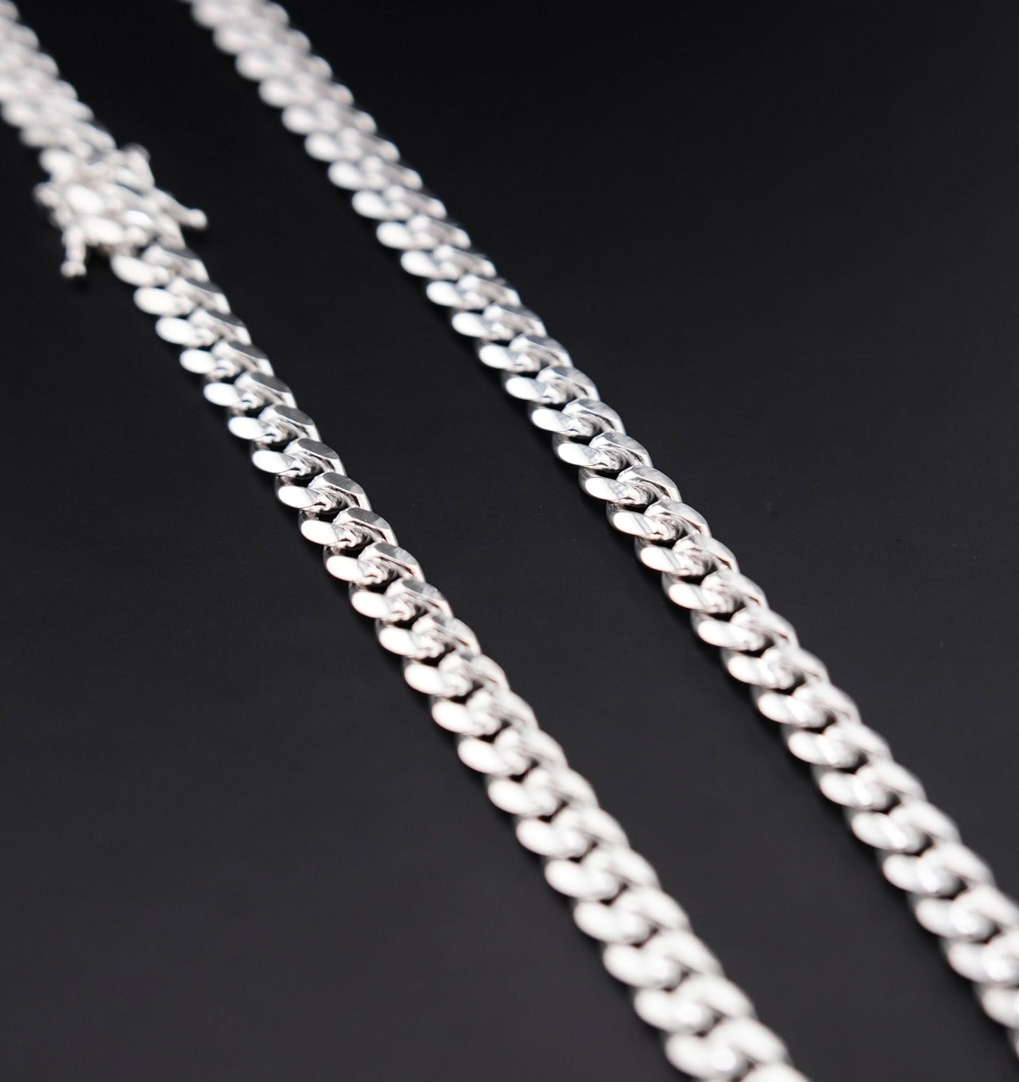 Silver 925 Miami Cuban Chain 7.4mm