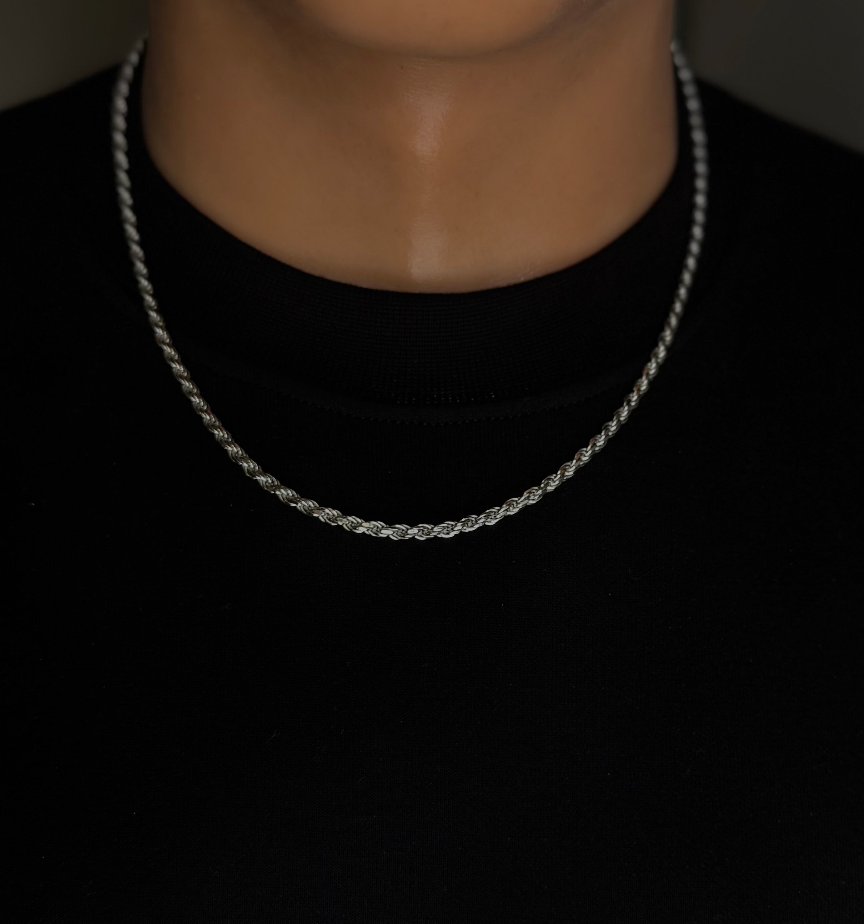 Silver 925 Rope Chain 3.4mm