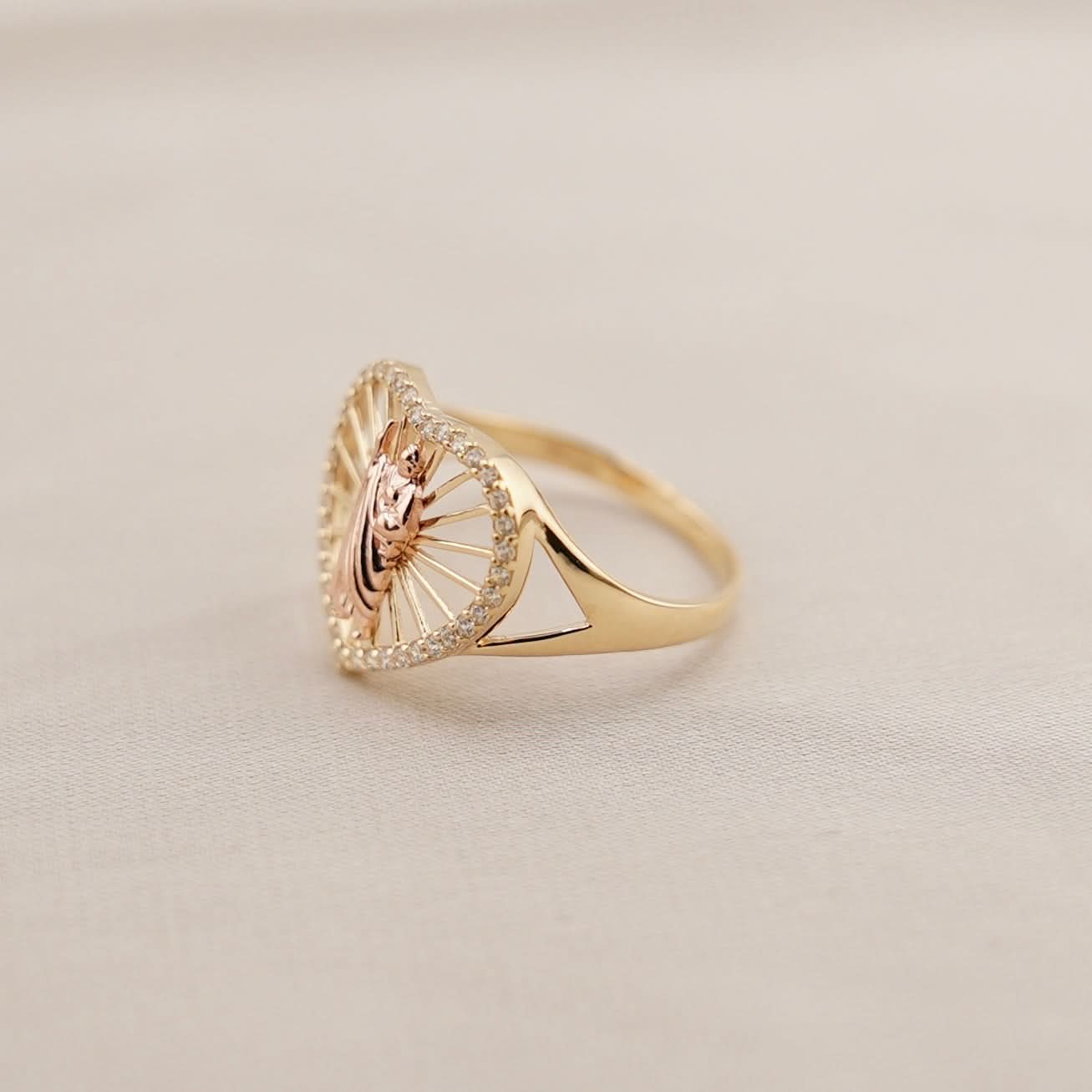 14k Gold San Judas Ring