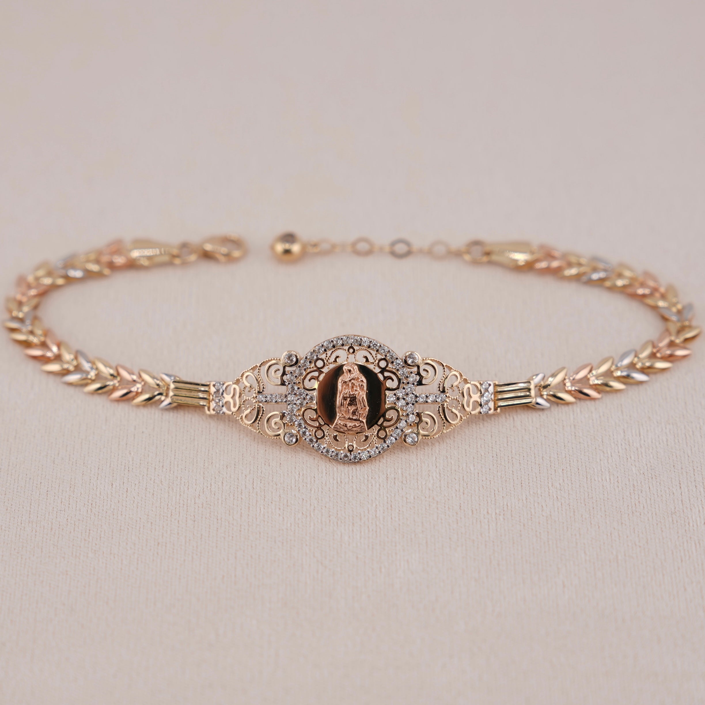 14k Gold Virgencita Bracelet
