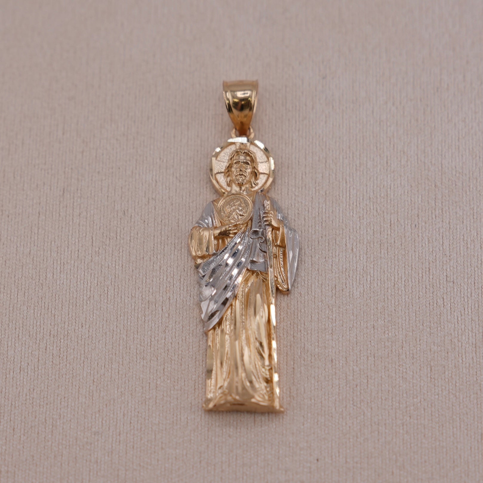 14k Gold San Judas Pendant