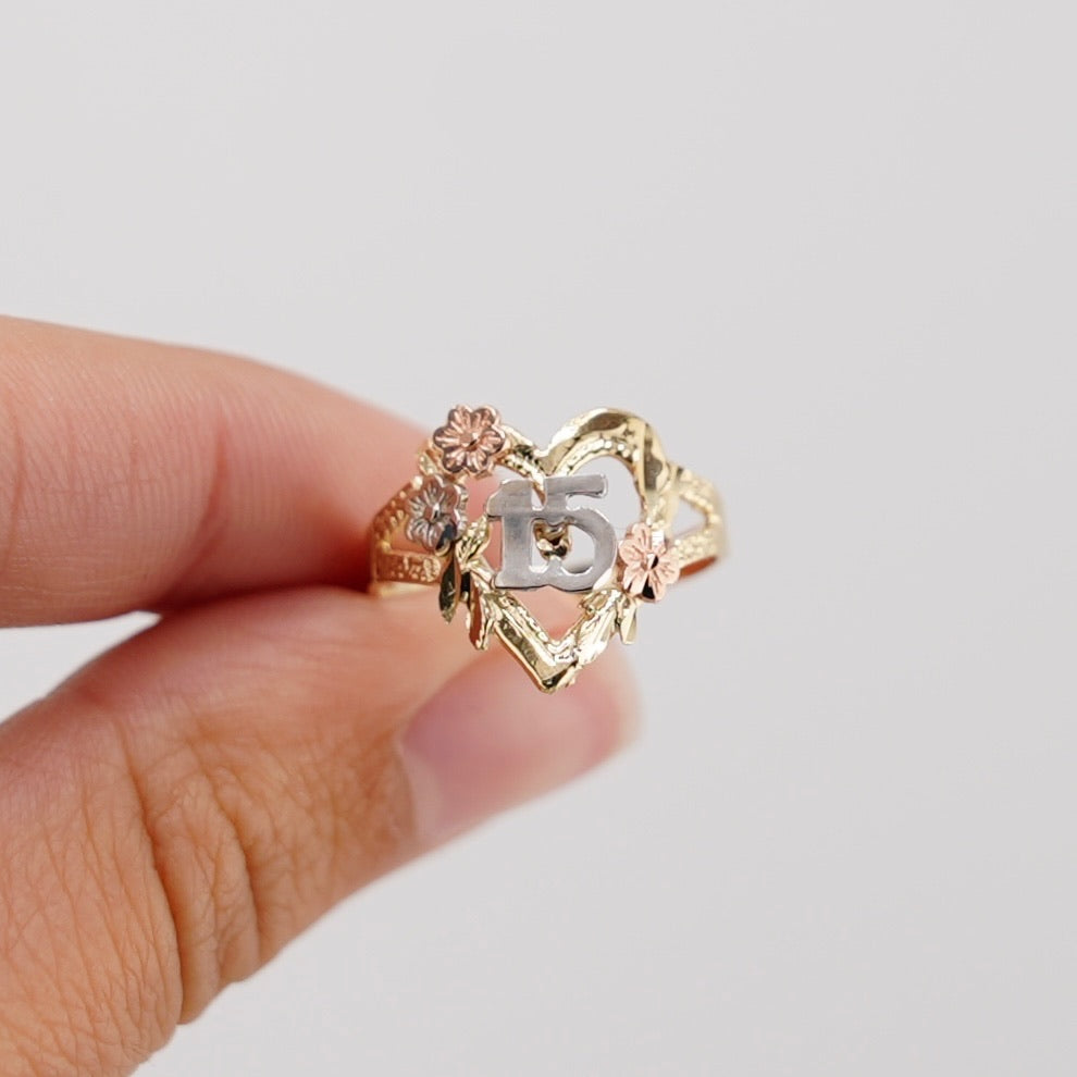 14k Gold Quince Ring