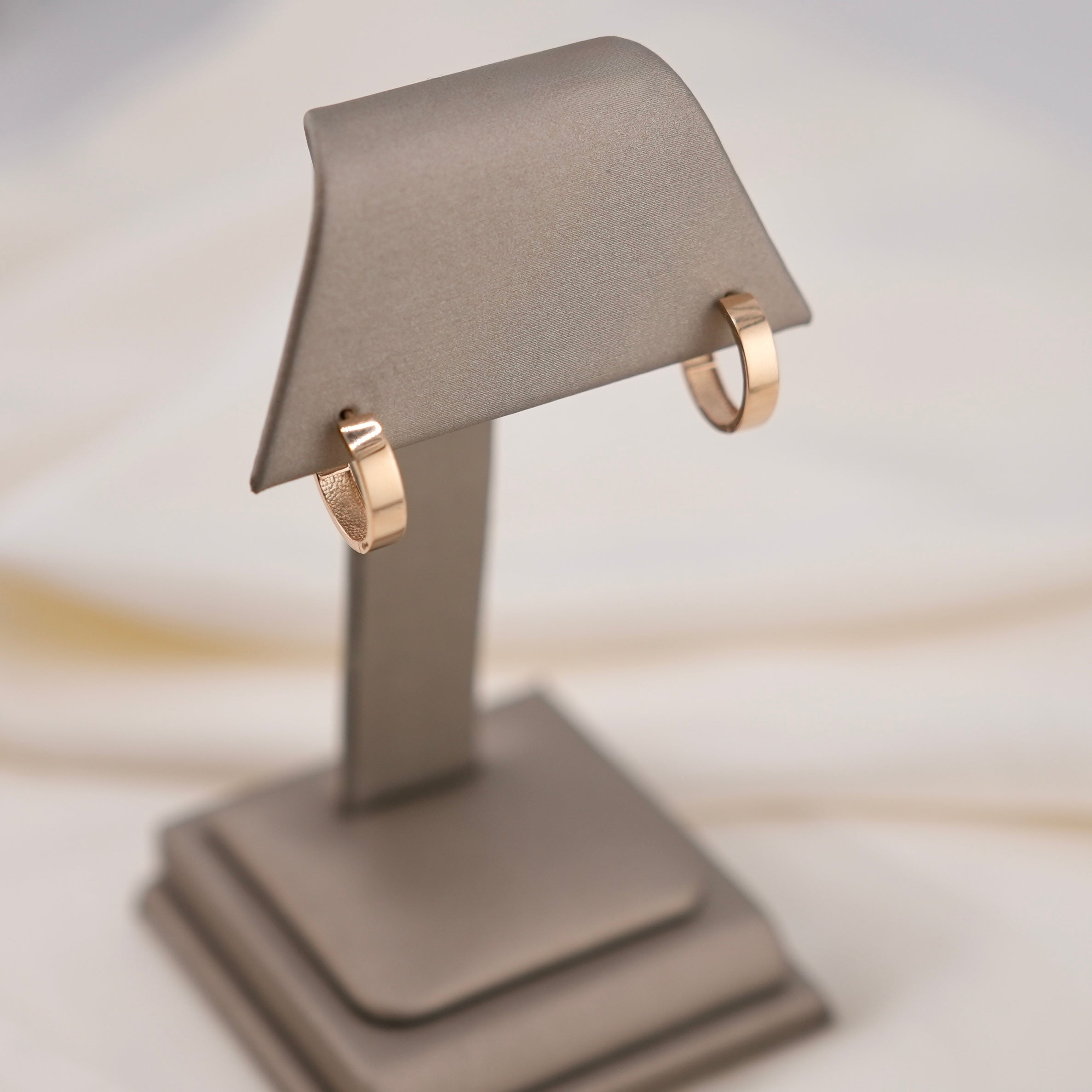 14k Gold Huggie Earrings