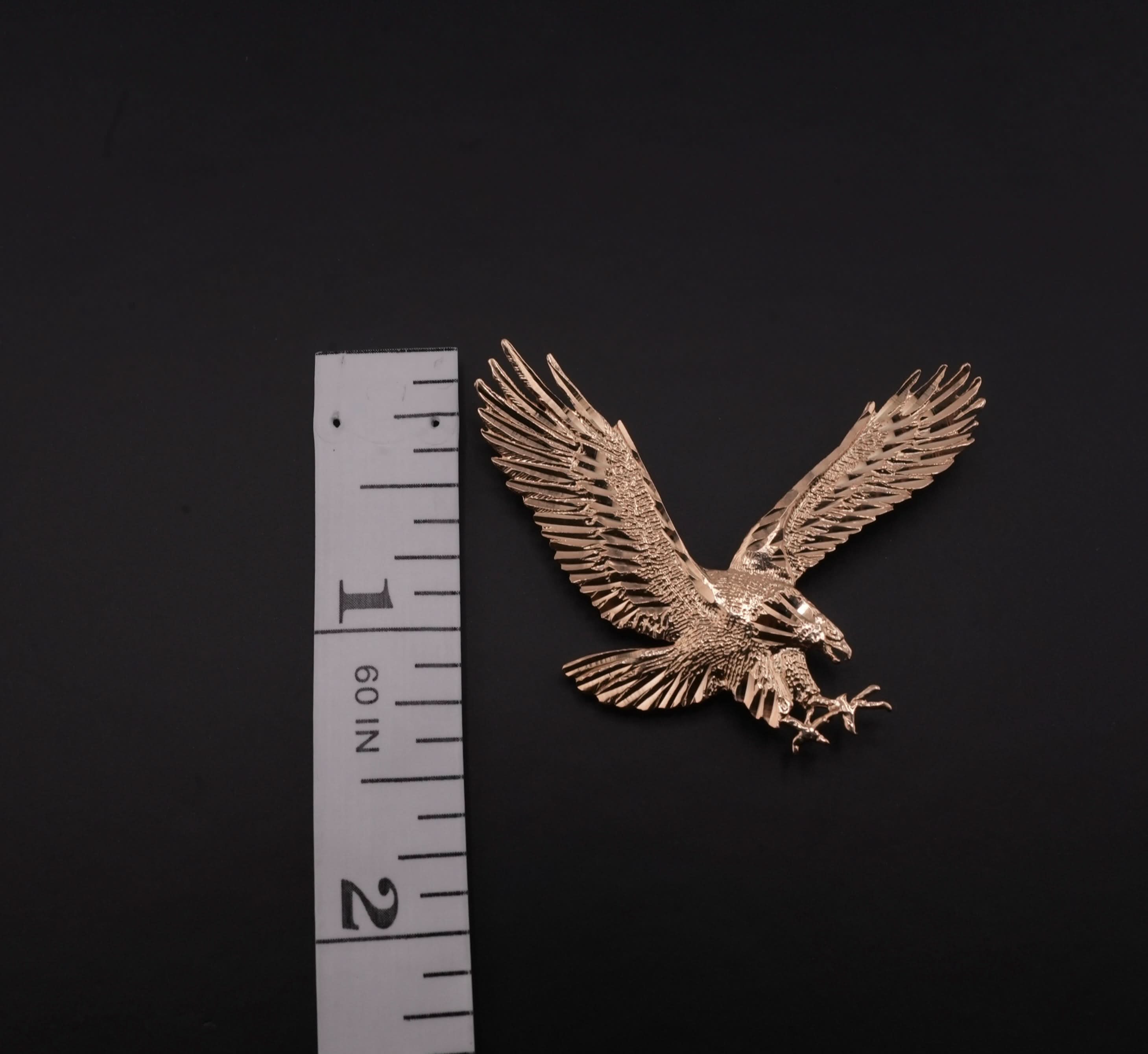 14K Gold Eagle Chain Set