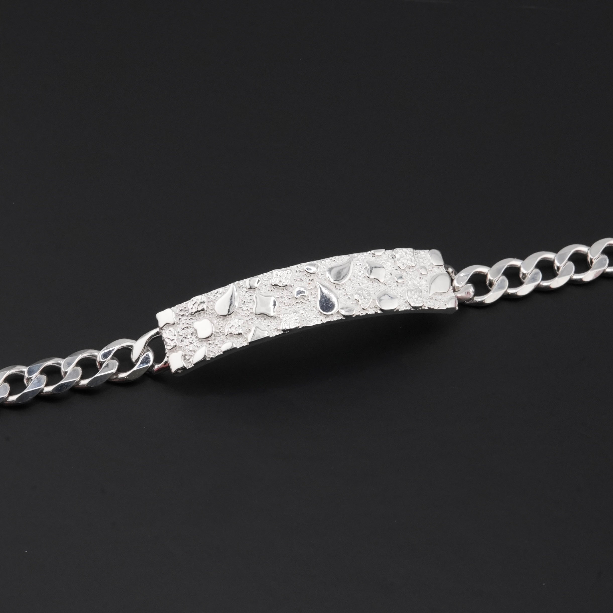 925 Silver Nugget Bracelet