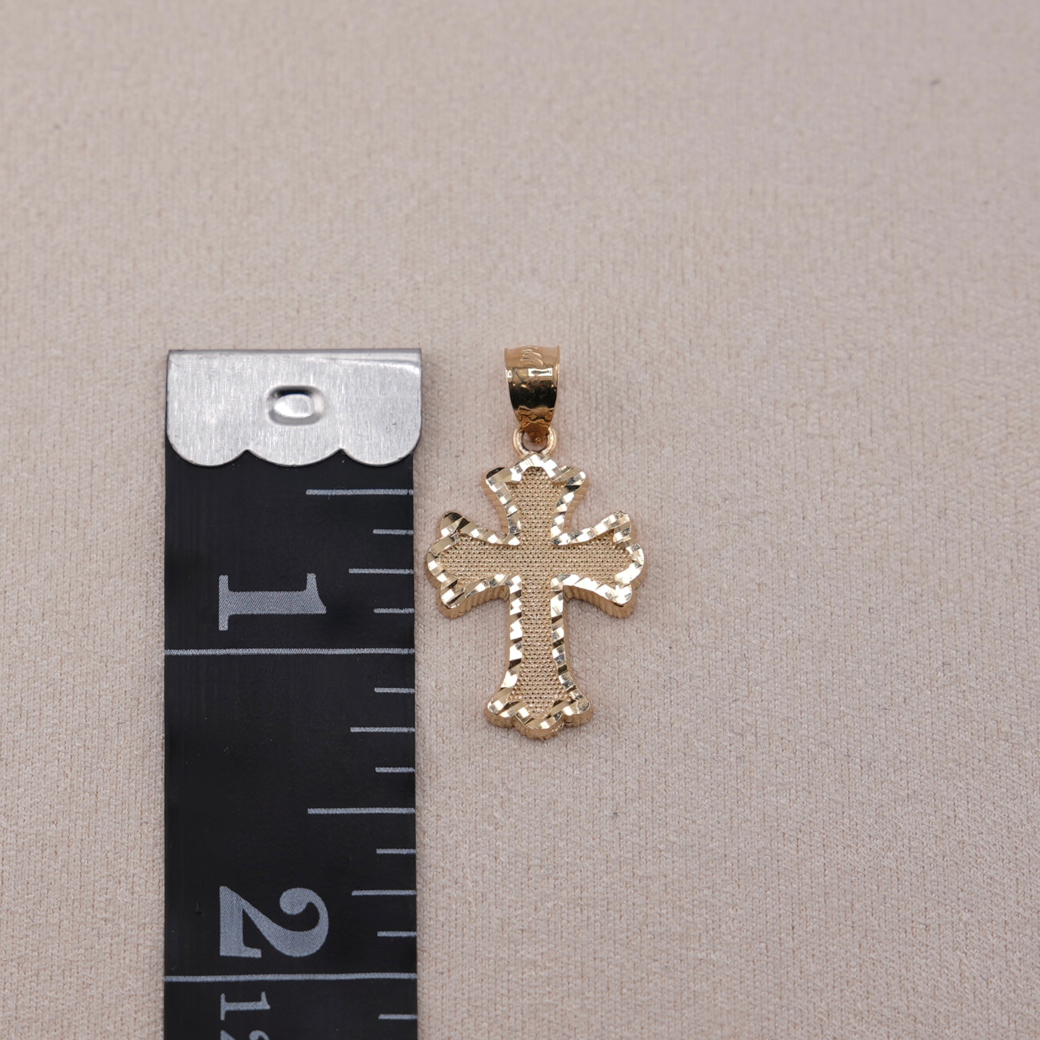 14k Gold Small Cross Pendant