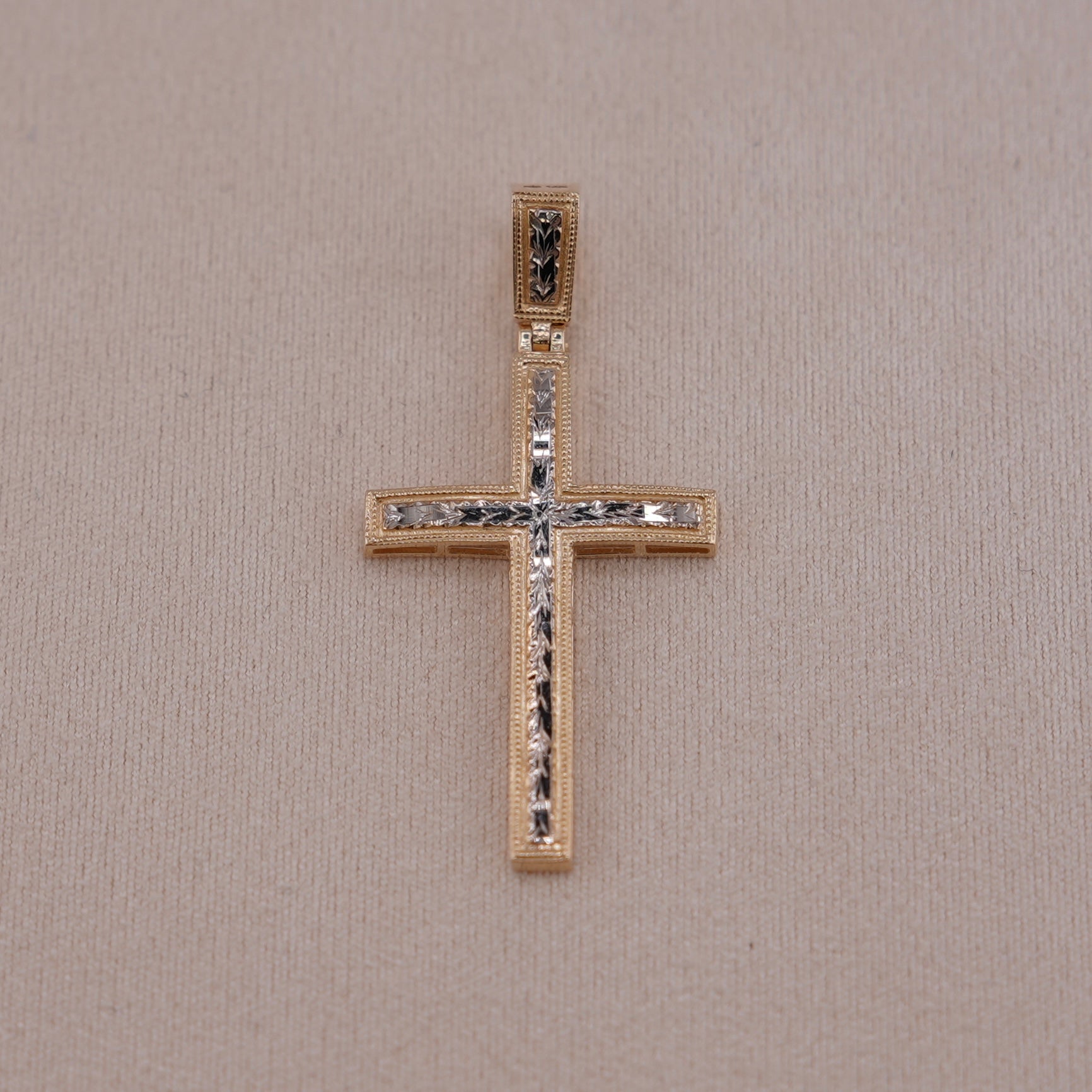 14k Gold Cross Pendant