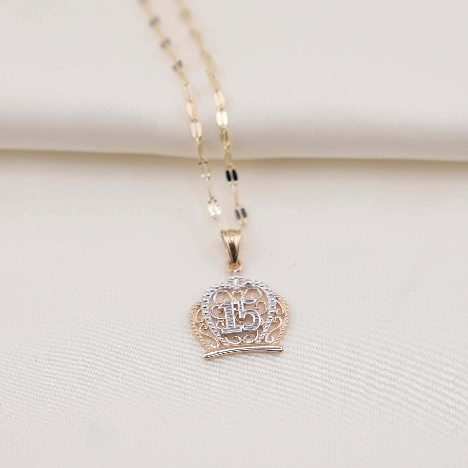 14k Gold Quinceañera Chain Set