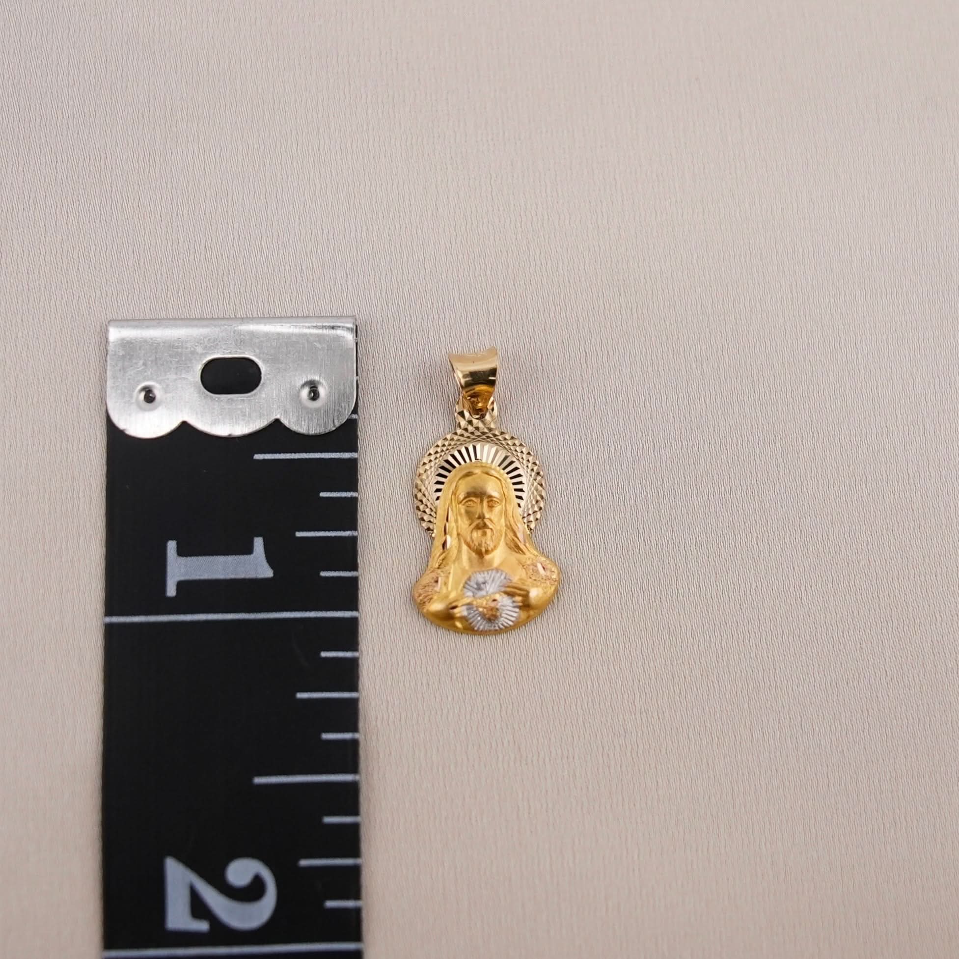 14k Gold Mini Jesus Chain Set