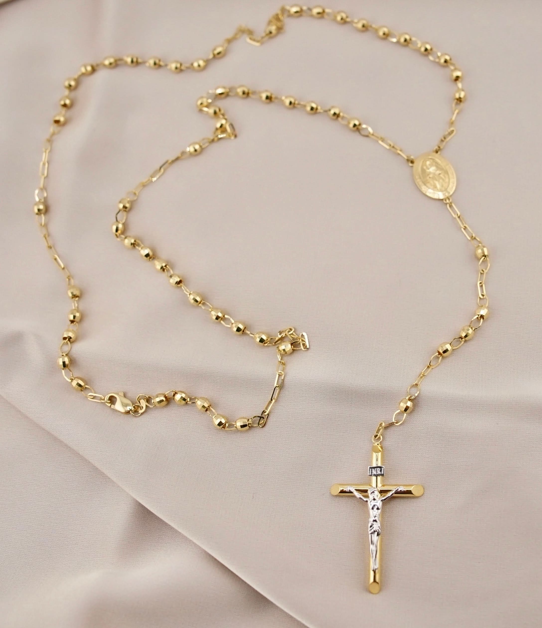 14k Gold Rosary