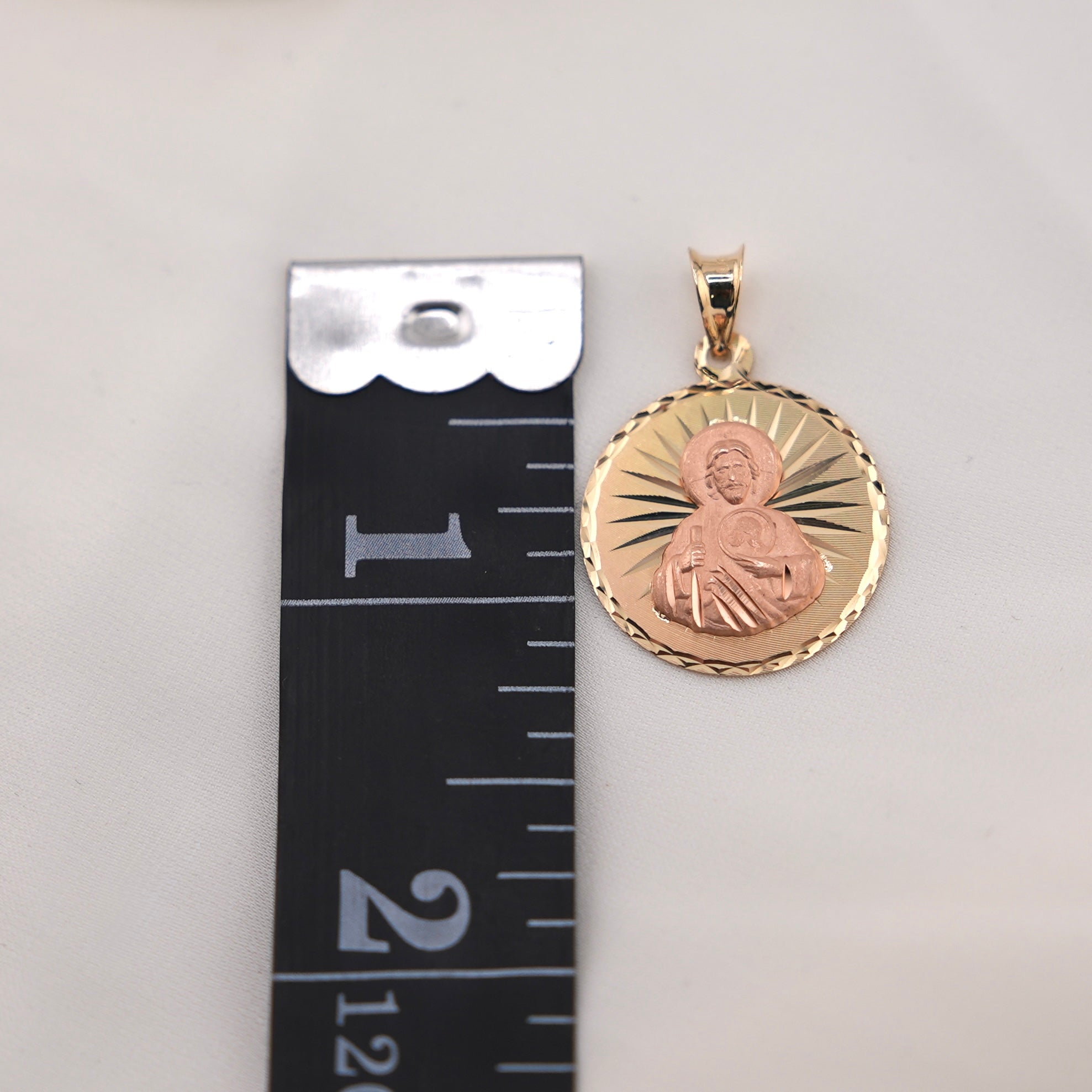 14k Gold San Judas Chain Set