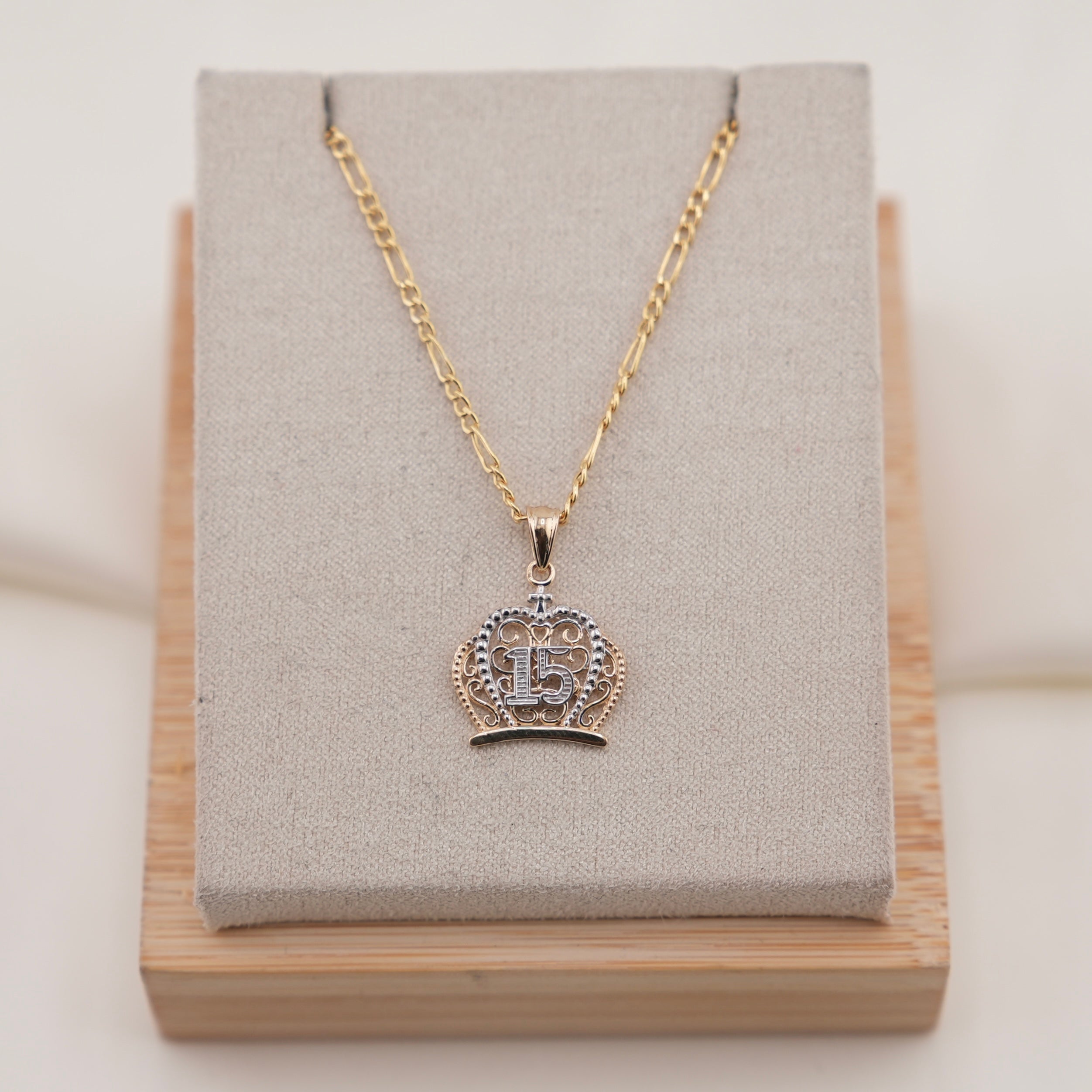 14k Gold Quinceañera Chain Set