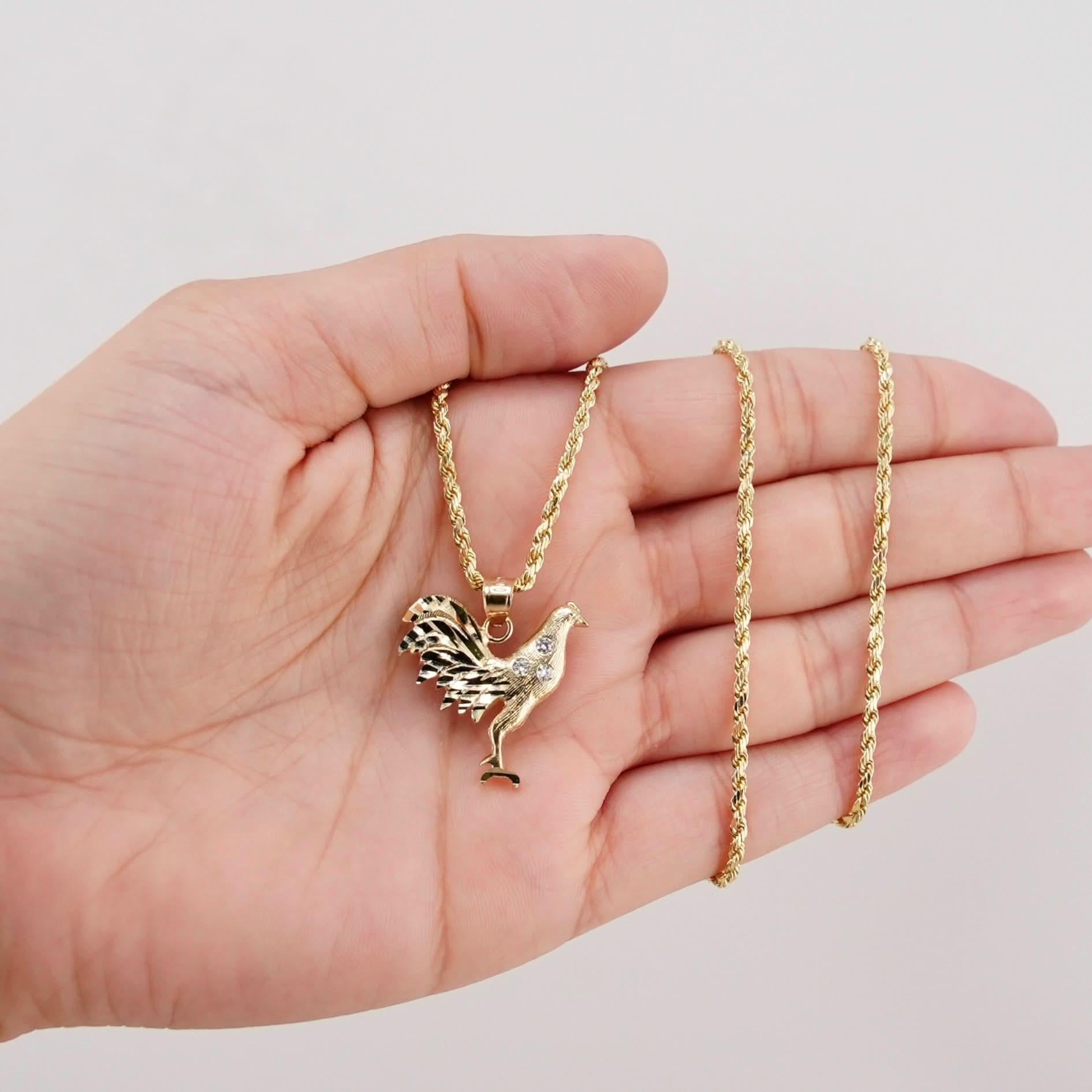 14k Gold Small Gallo Chain Set
