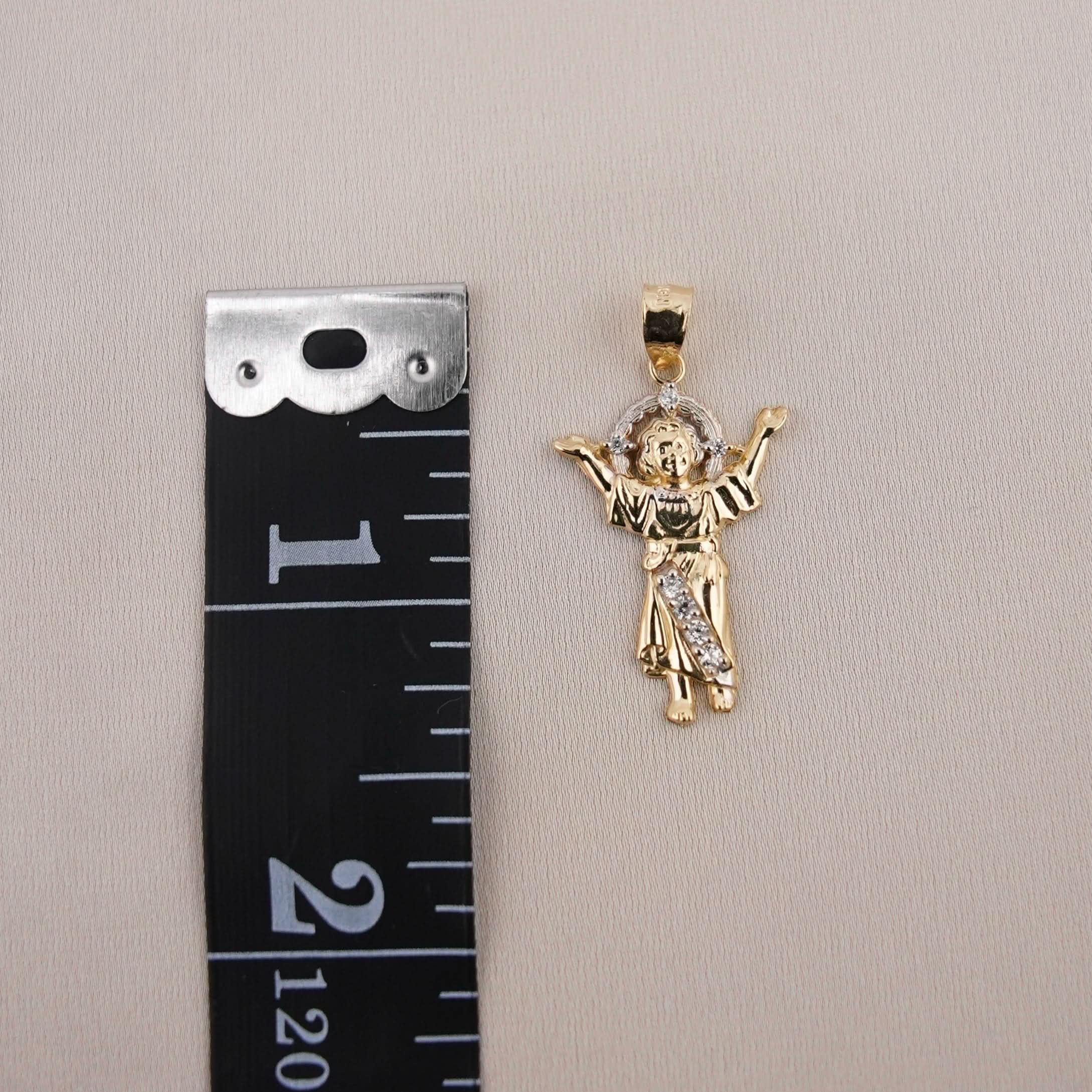 14k Gold Divino Niño Pendant