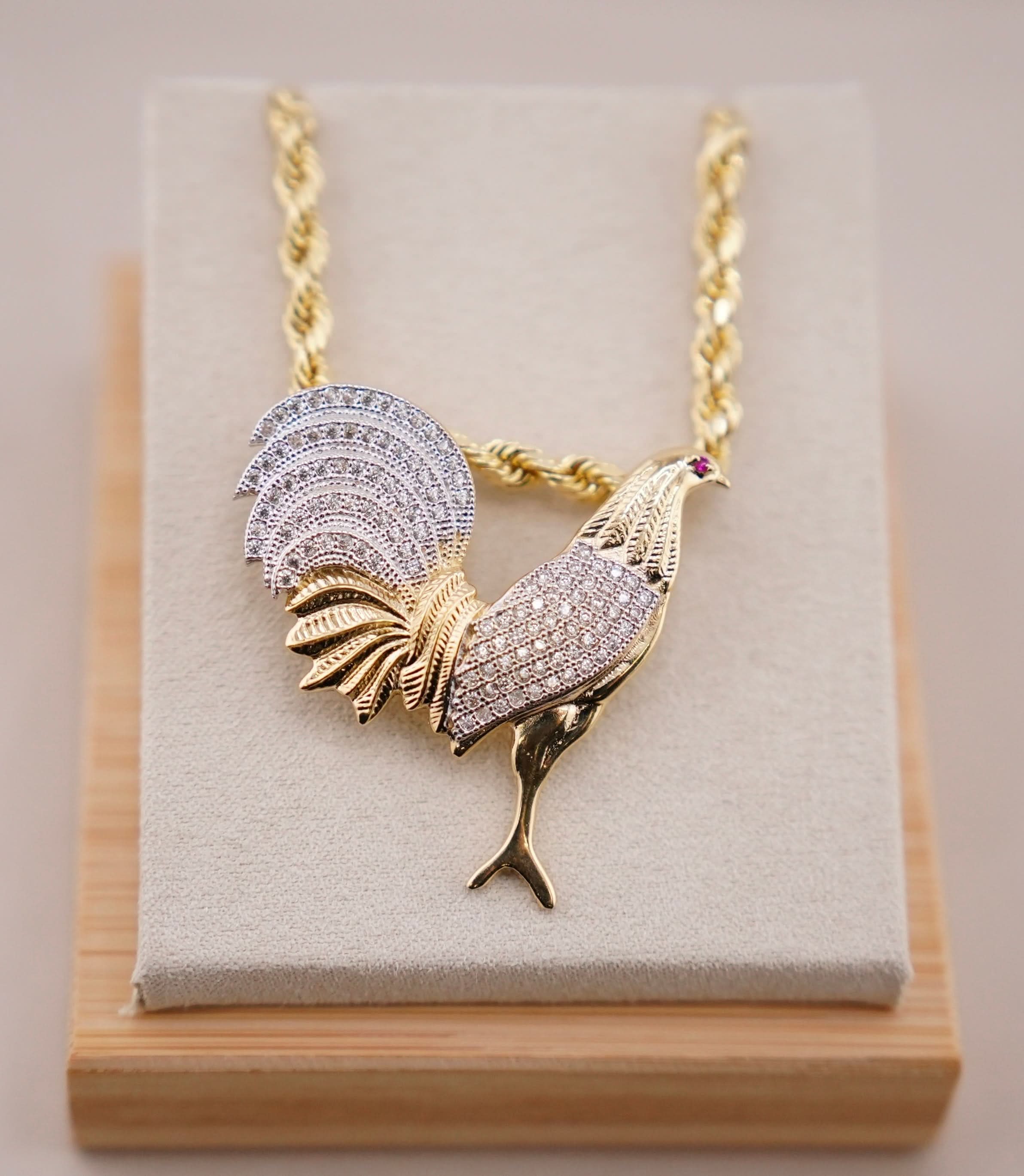 14k Gold Large Gallo Chain Set