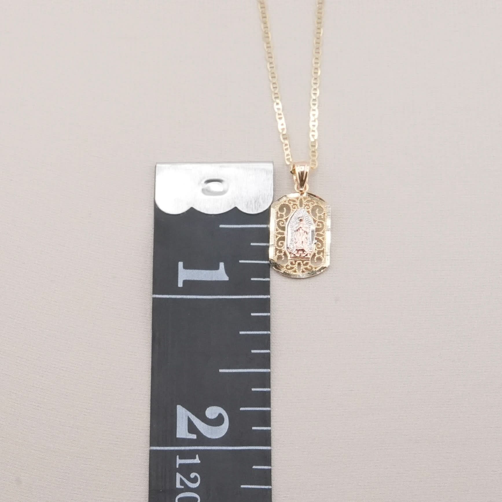 14k Gold Virgencita Chain Set