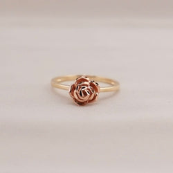 14k Gold Rose Ring