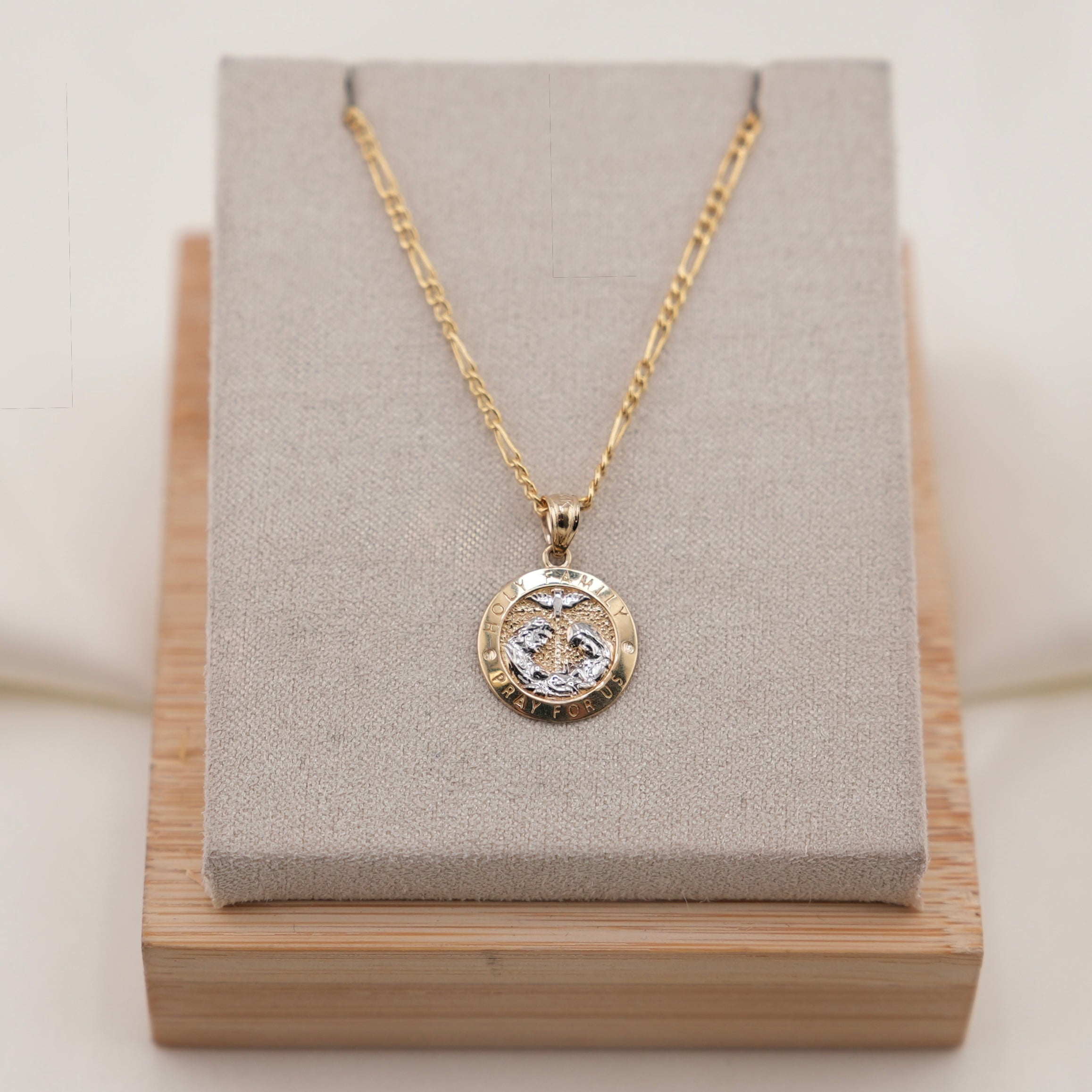 14k Gold Baptism Chain Set