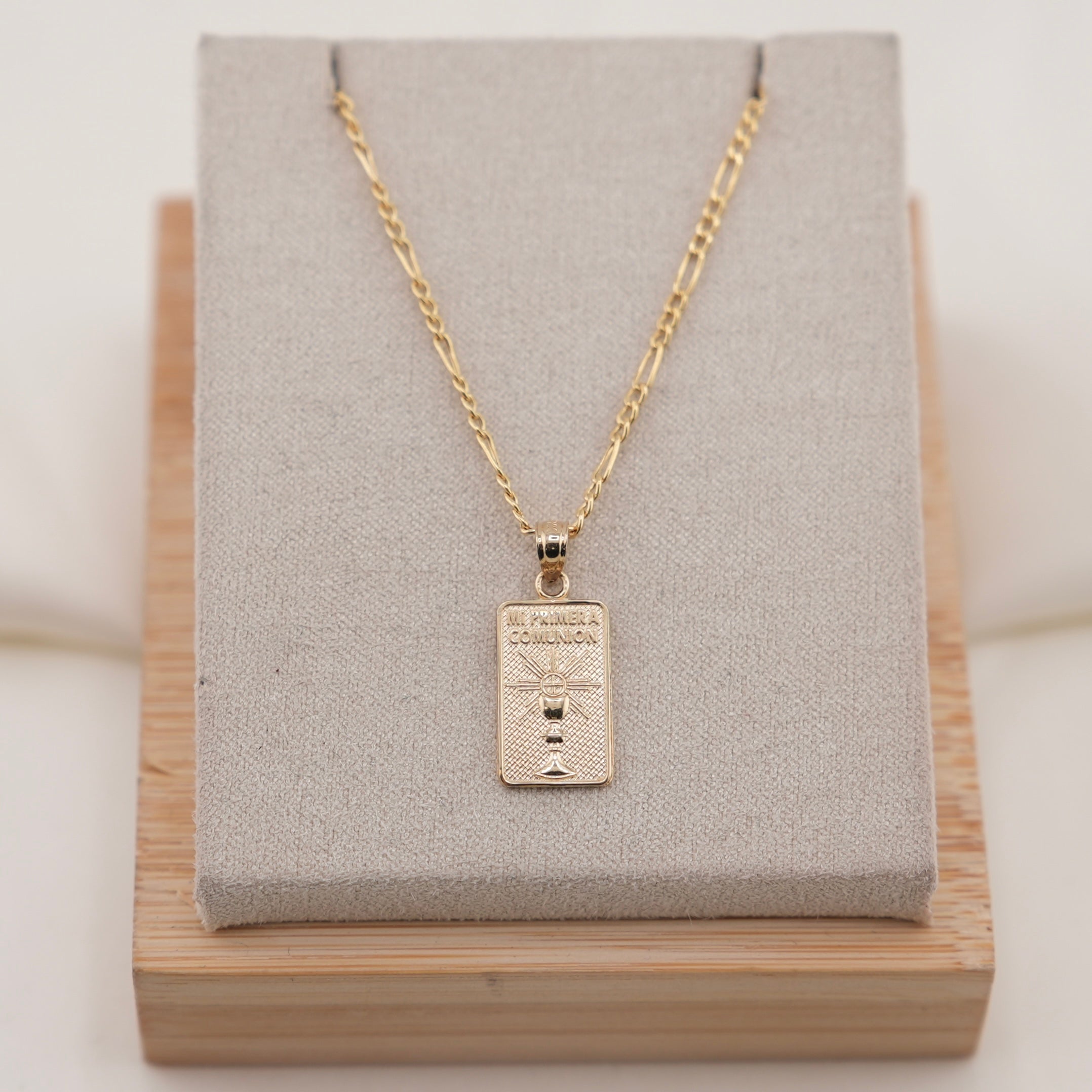 14k Gold Primera Comunión Chain Set