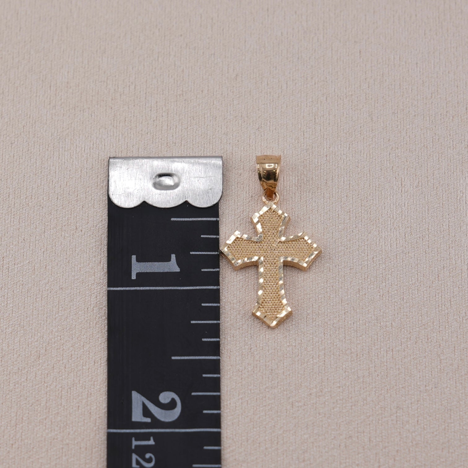 14k Gold Small Cross Pendant