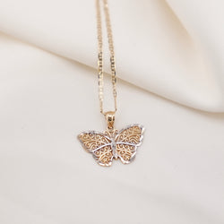 14k Gold Virgencita Chain Set