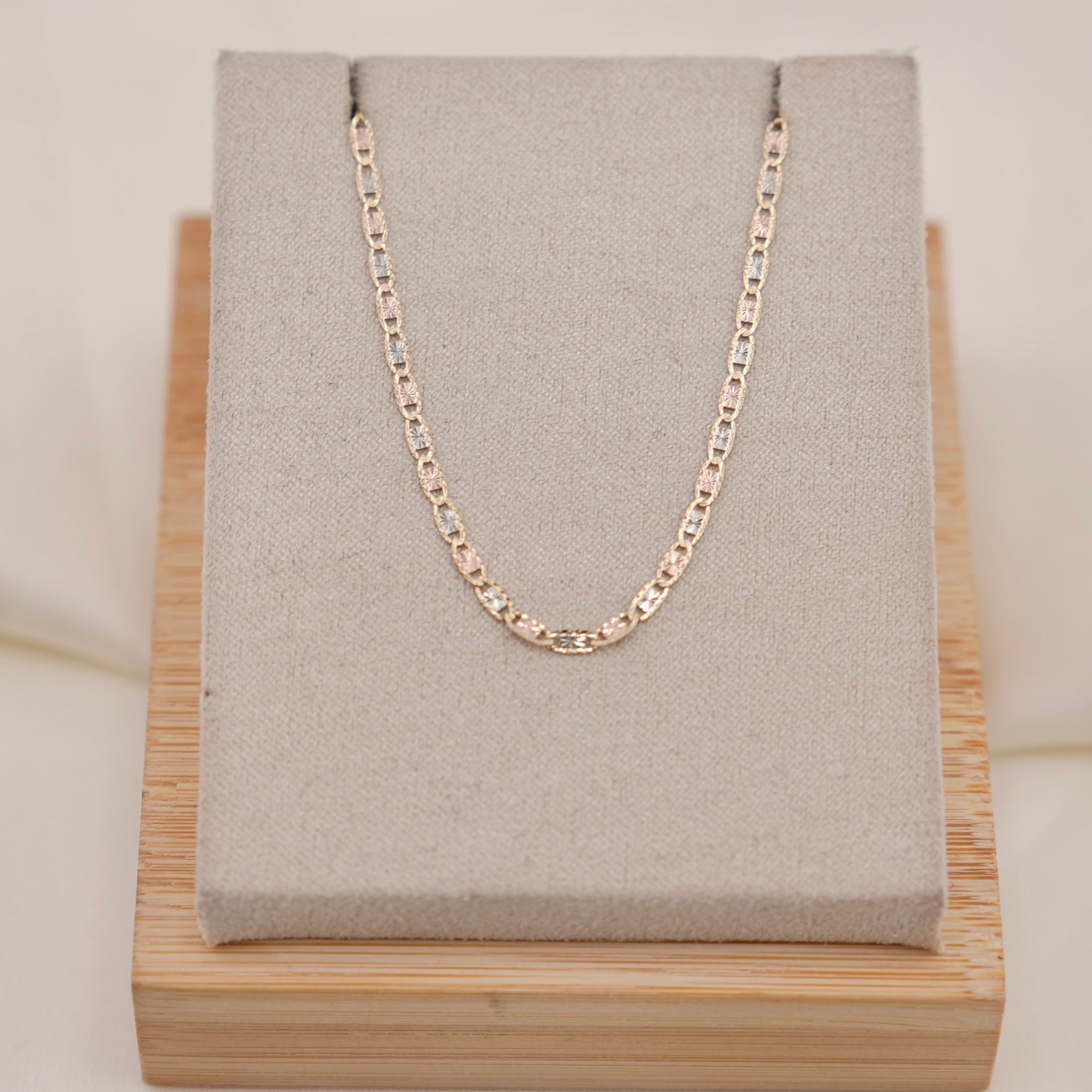 14k Gold Solid D.C Valentino Chain 2mm