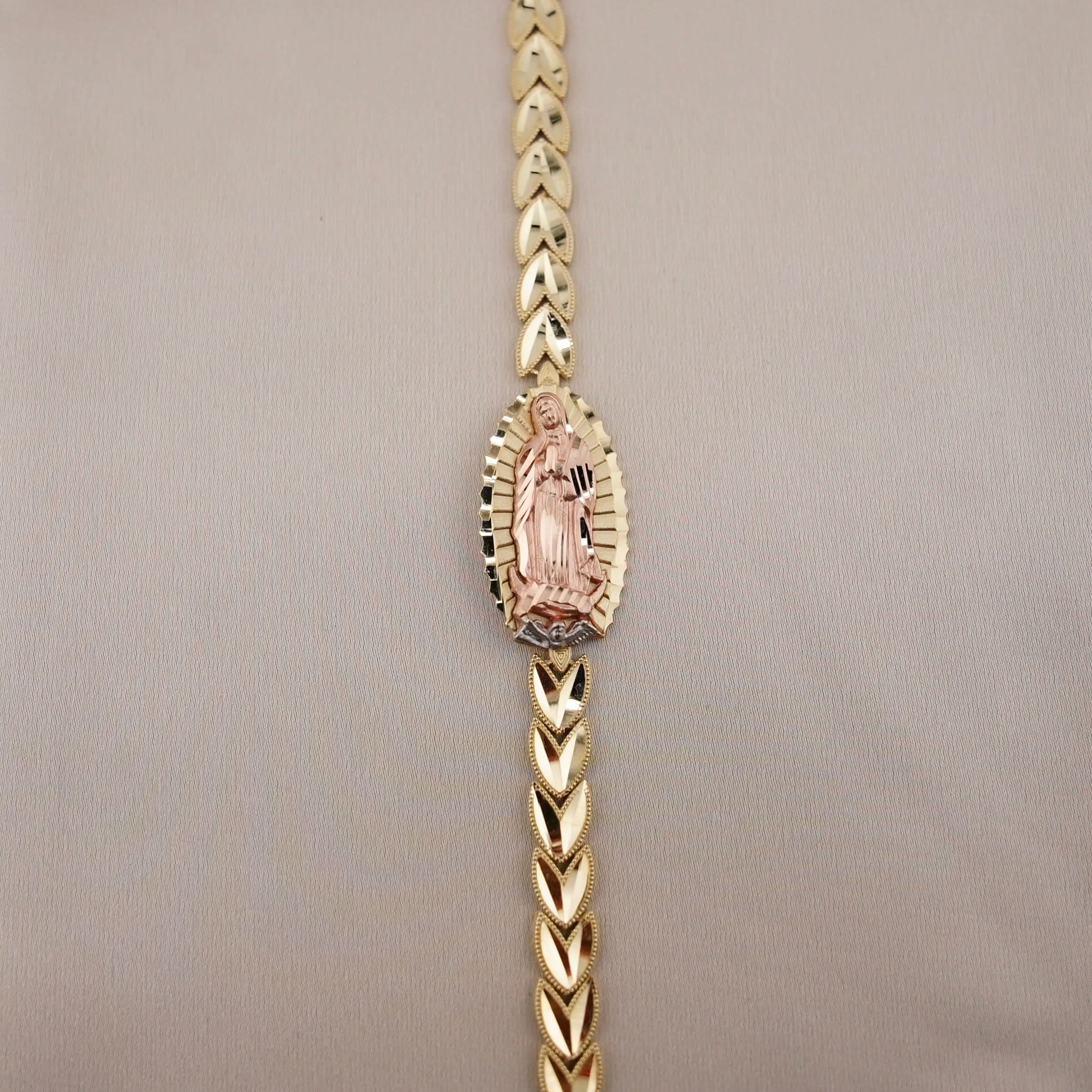 14k Gold Virgencita Women’s Bracelet