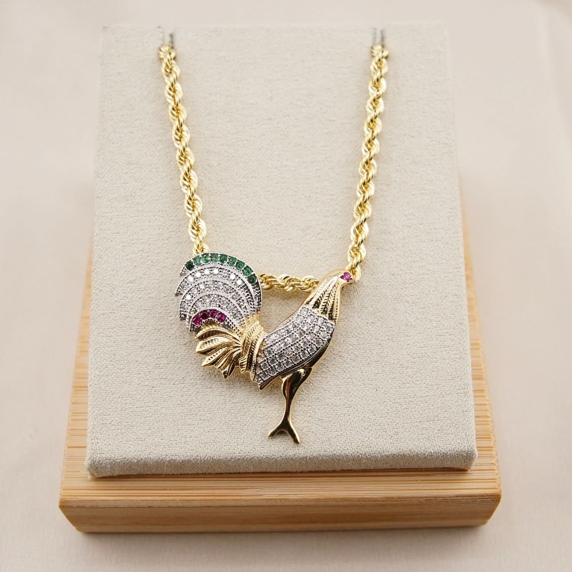 14k Gold Medium Gallo Chain Set