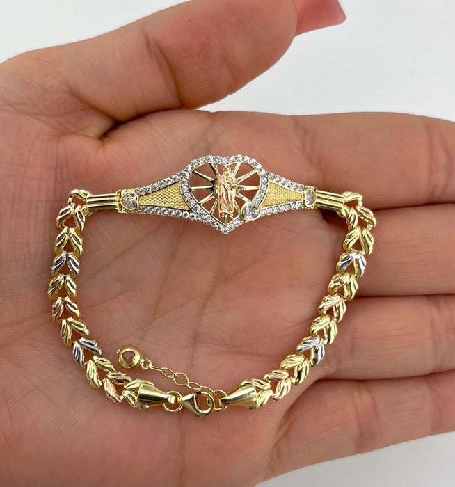 14k Gold San Judas Women’s Bracelet
