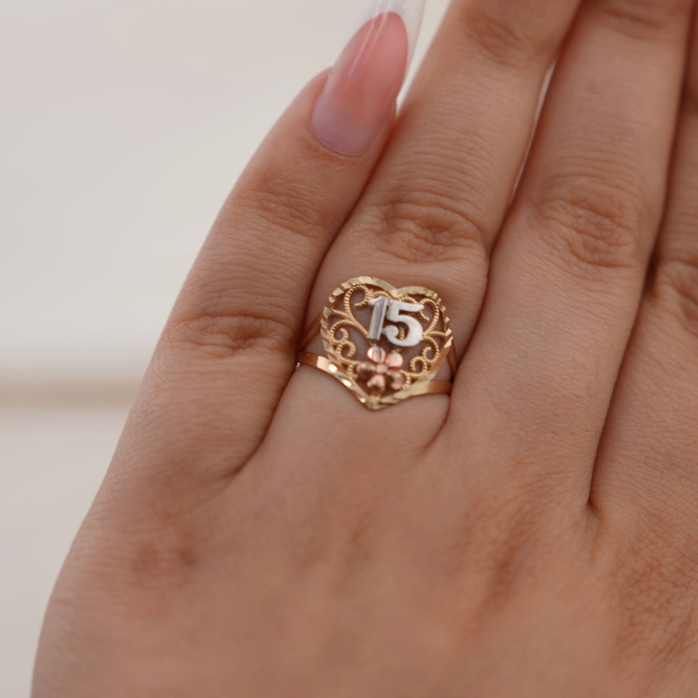 14k Gold Quince Ring