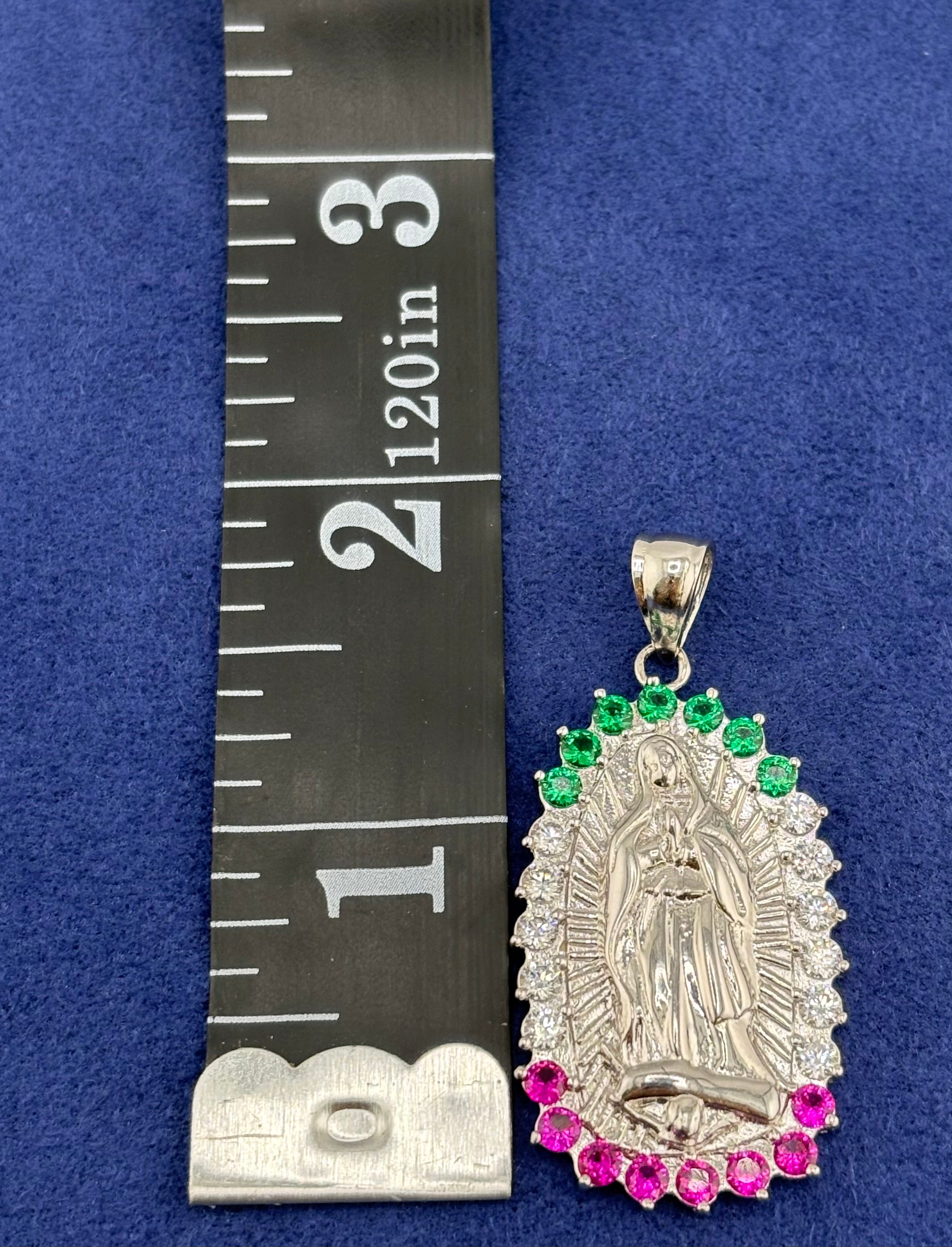 Silver 925 Virgencita Chain Set