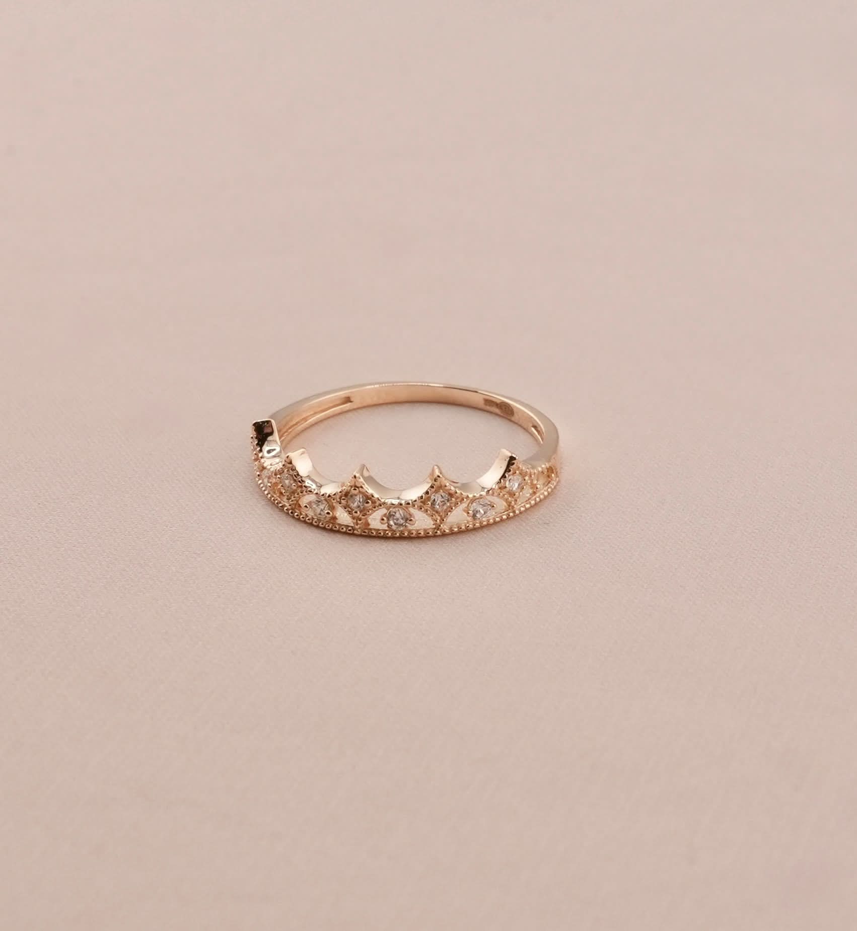 14K Gold Crown Women’s Ring