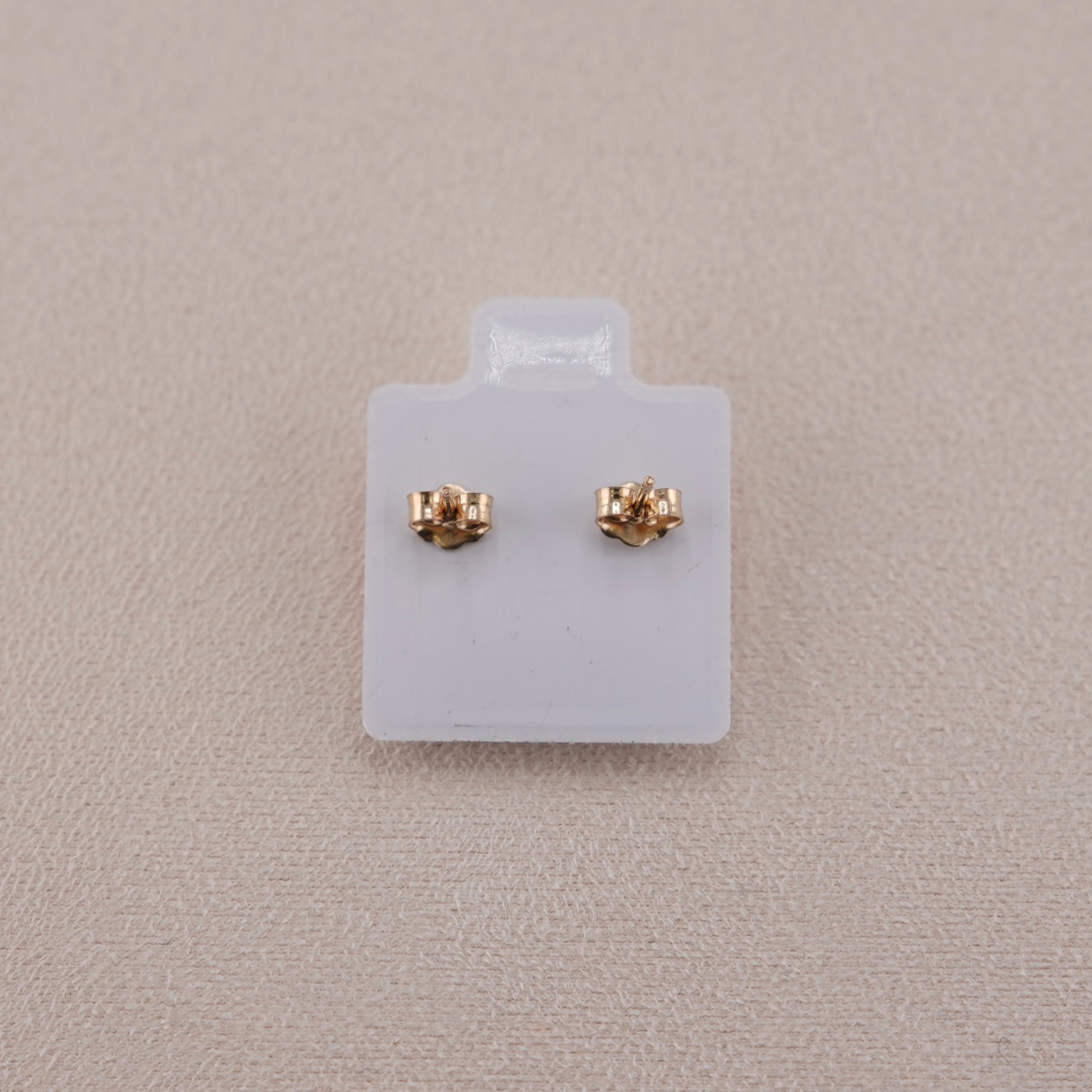 14k Gold Heart Nugget Earrings