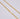 14k Gold Hollow Curb Chain 3mm
