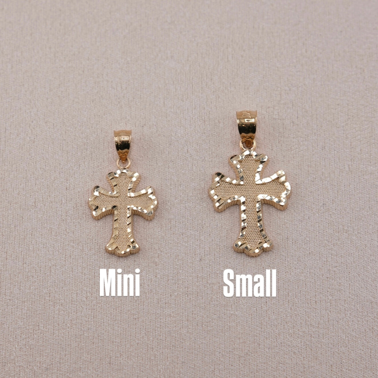 14k Gold Mini Cross Pendant