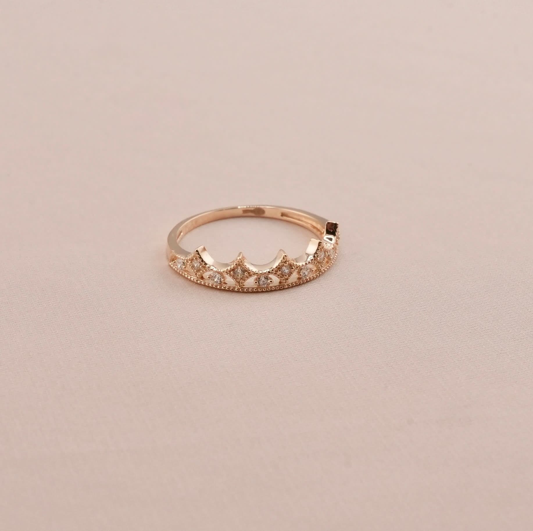 14K Gold Crown Women’s Ring