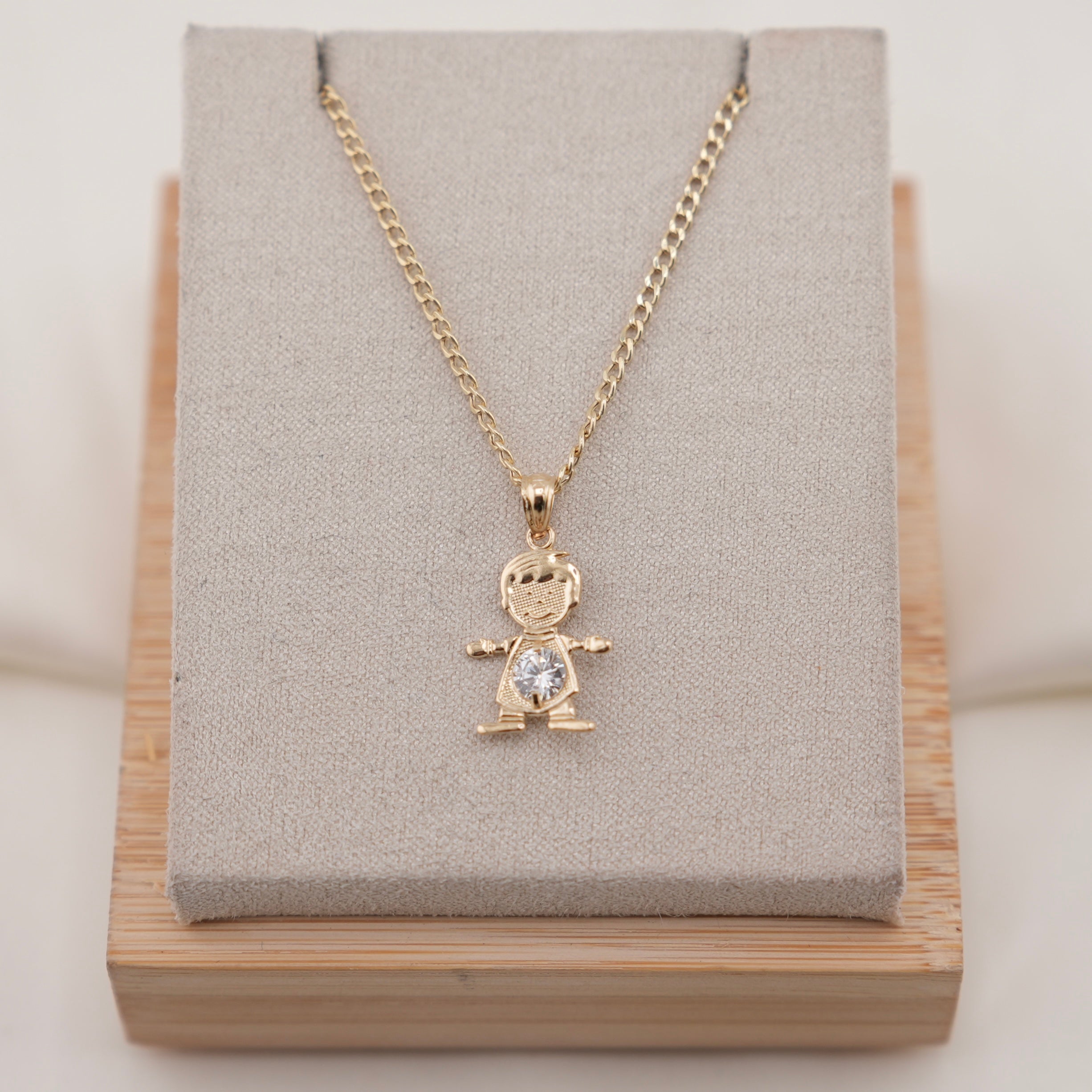 14k Gold Little Boy Chain Set