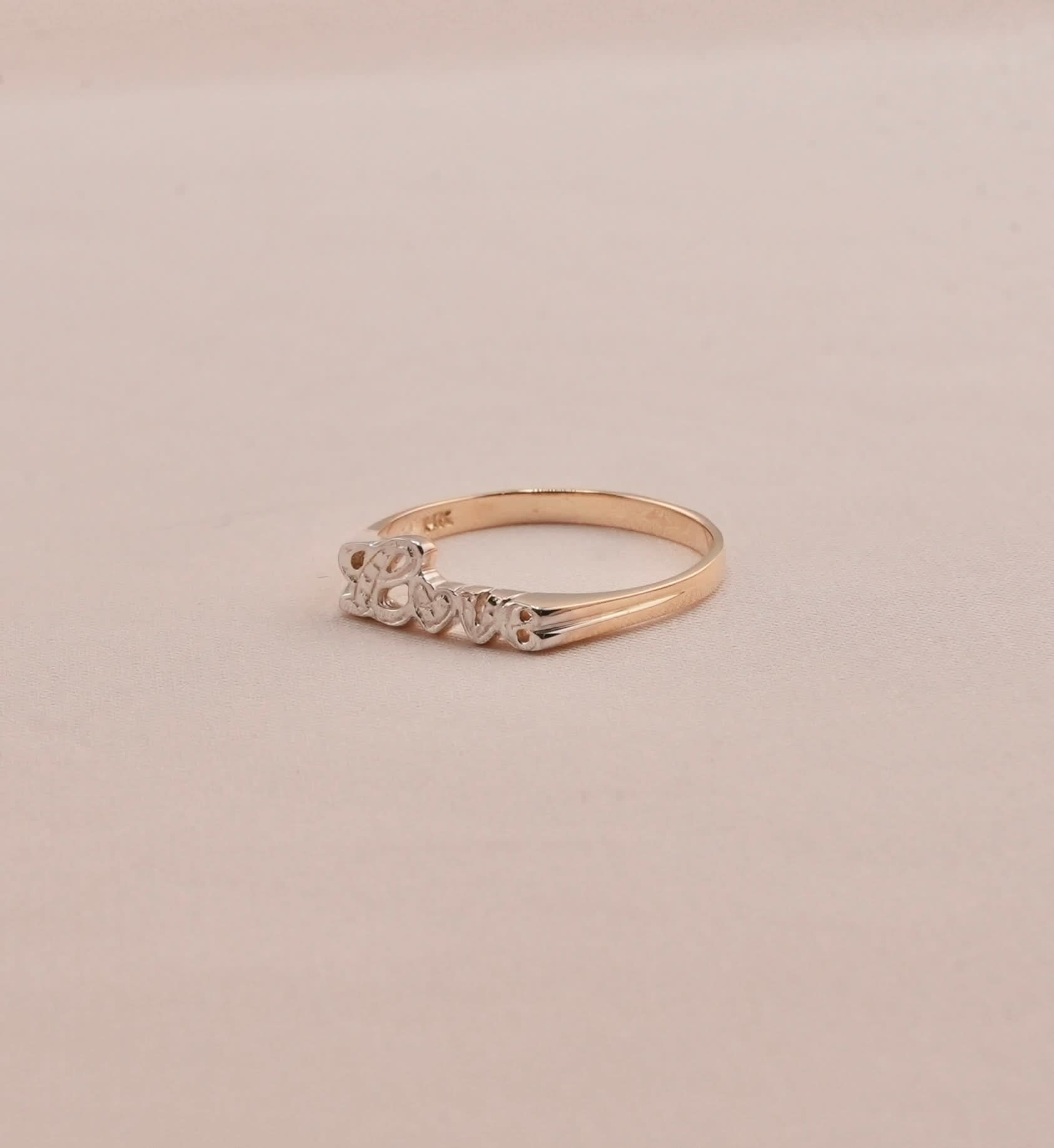 14K Gold Love Women’s Ring