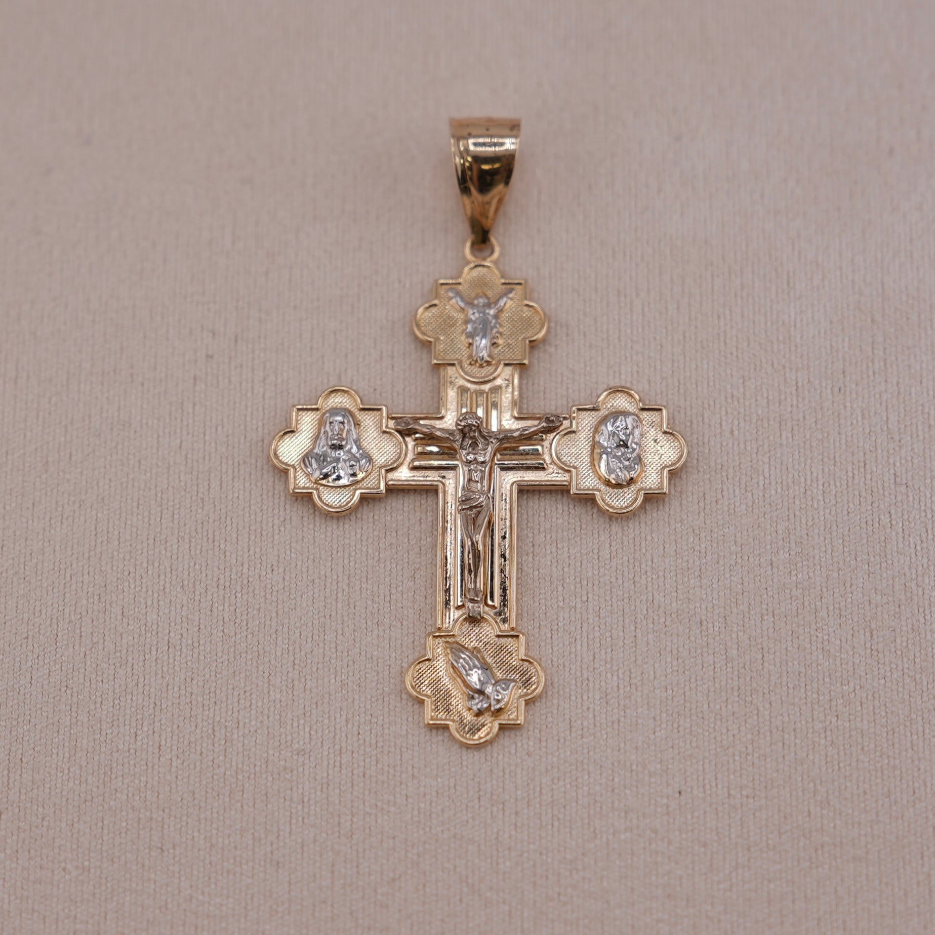 14k Gold Cross Pendant
