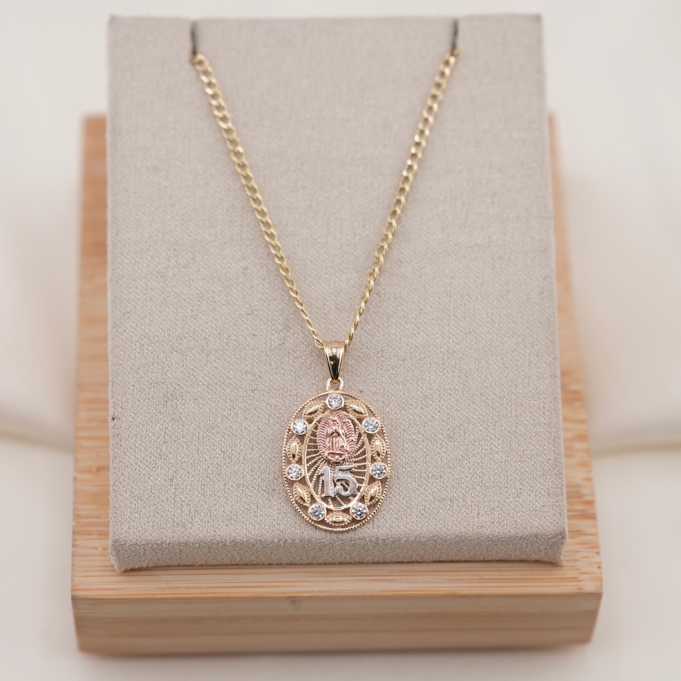14k Gold Quinceañera Chain Set