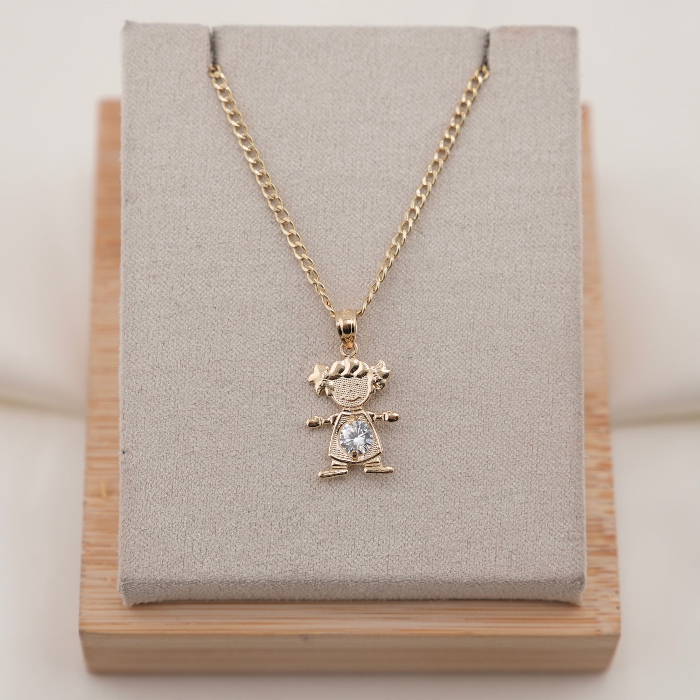 14k Gold Little Girl Chain Set