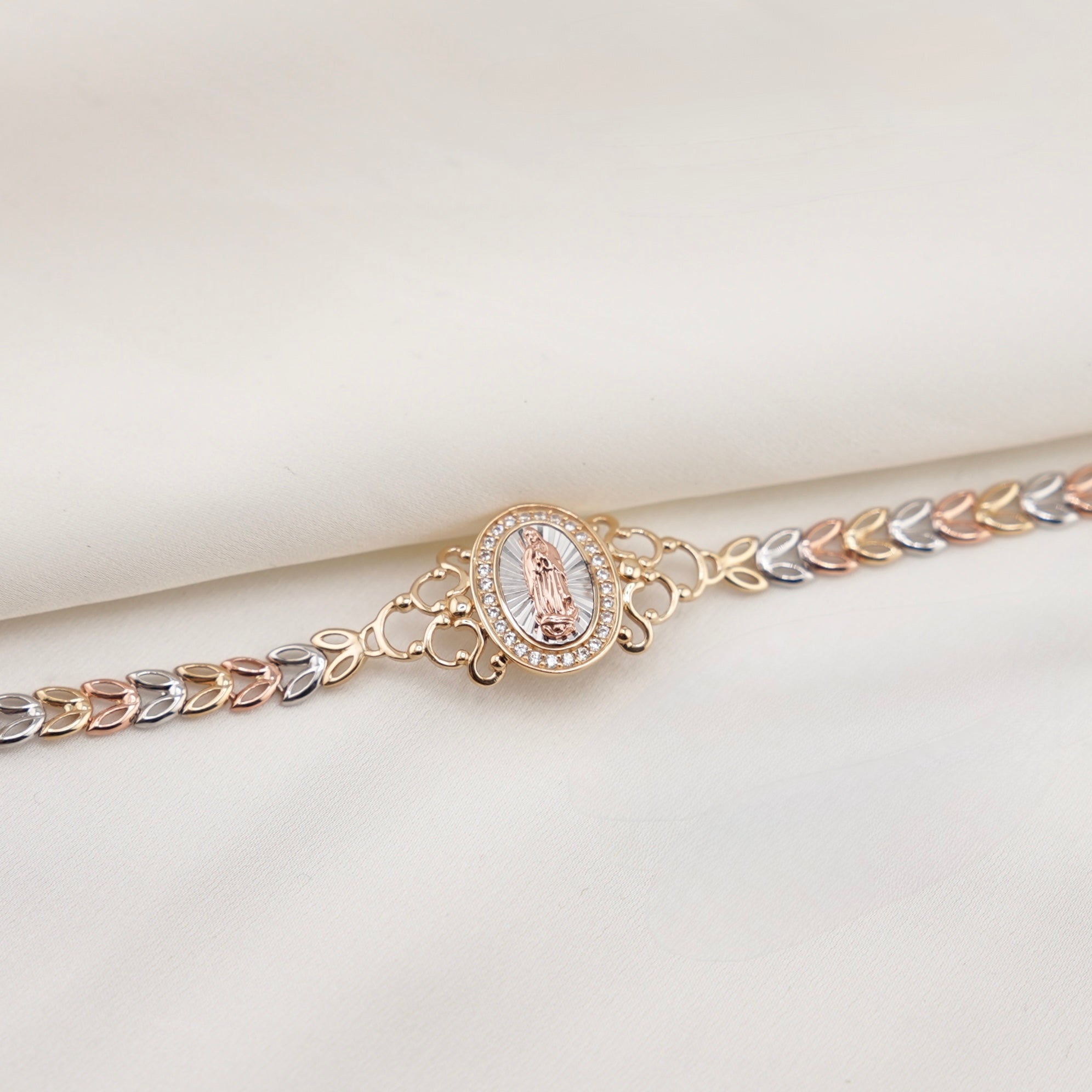 14k Gold Virgencita Bracelet
