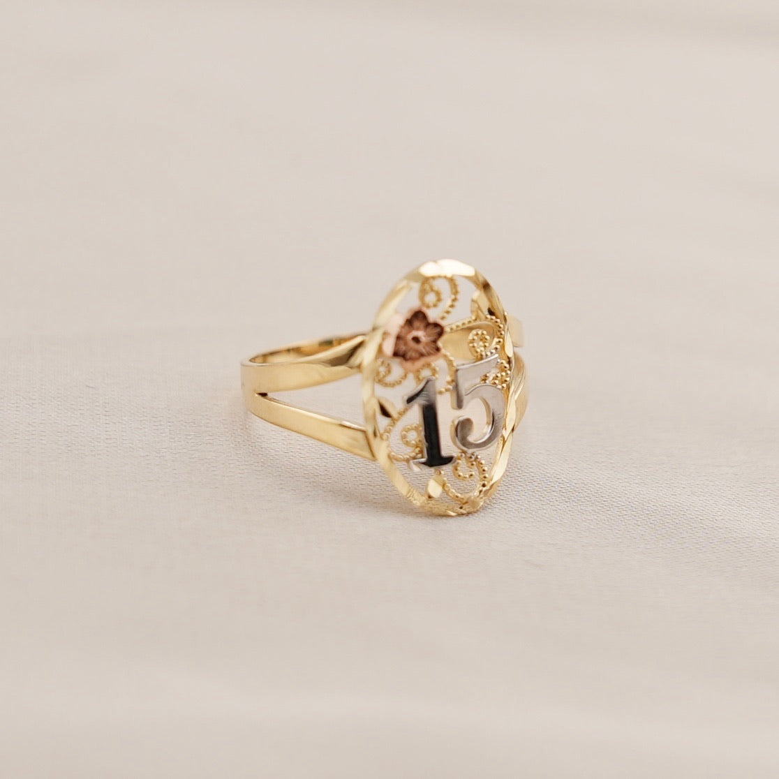14k Gold Quince Ring