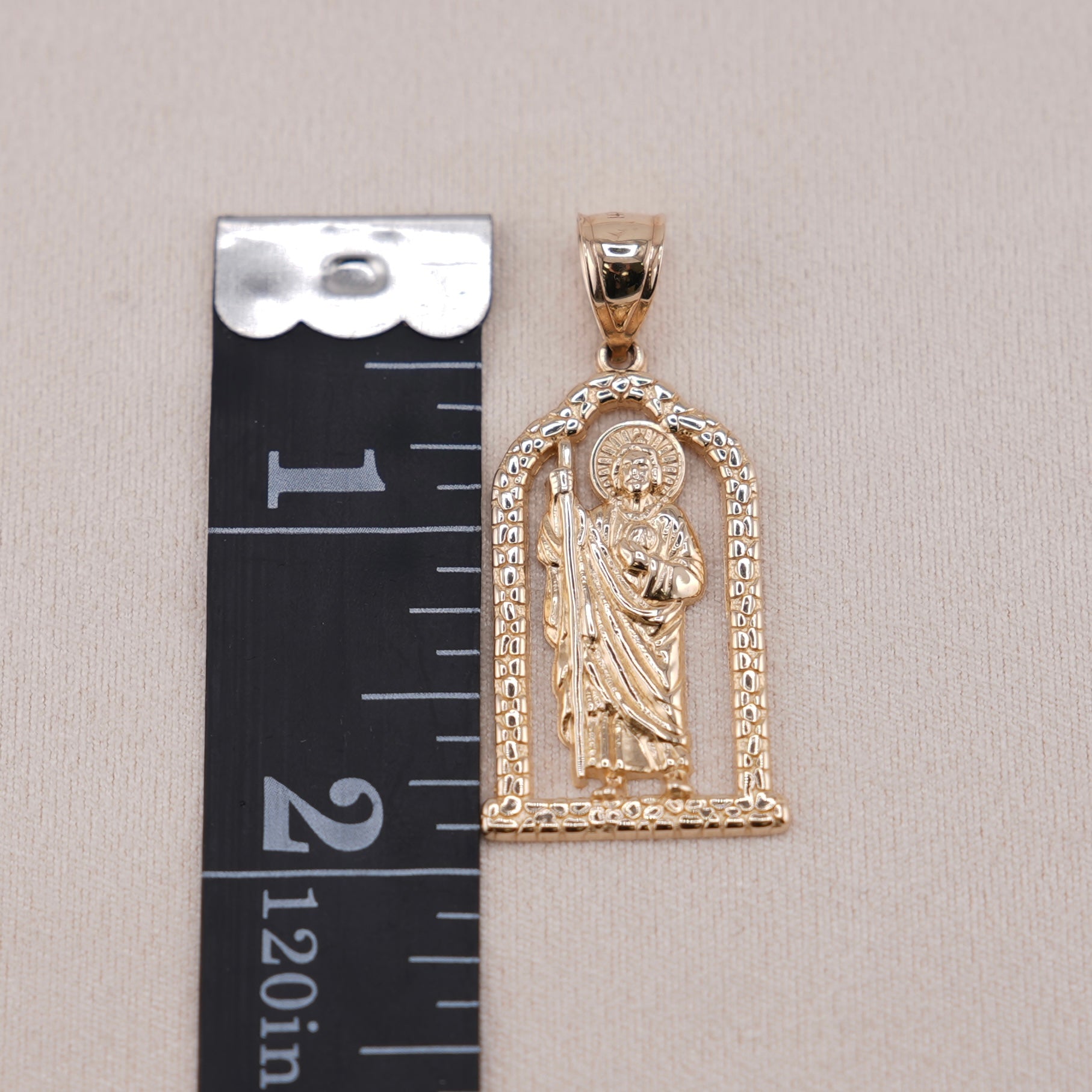 14k Gold Medium San Judas Pendant